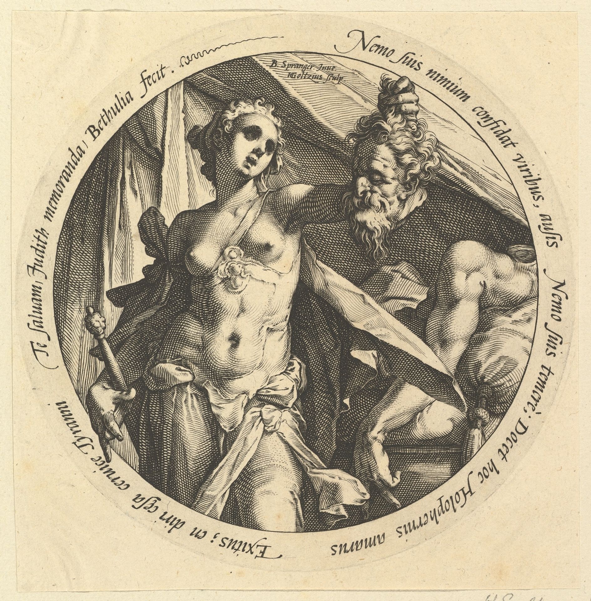 Judith with the Head of Holofernes by Hendrick Goltzius