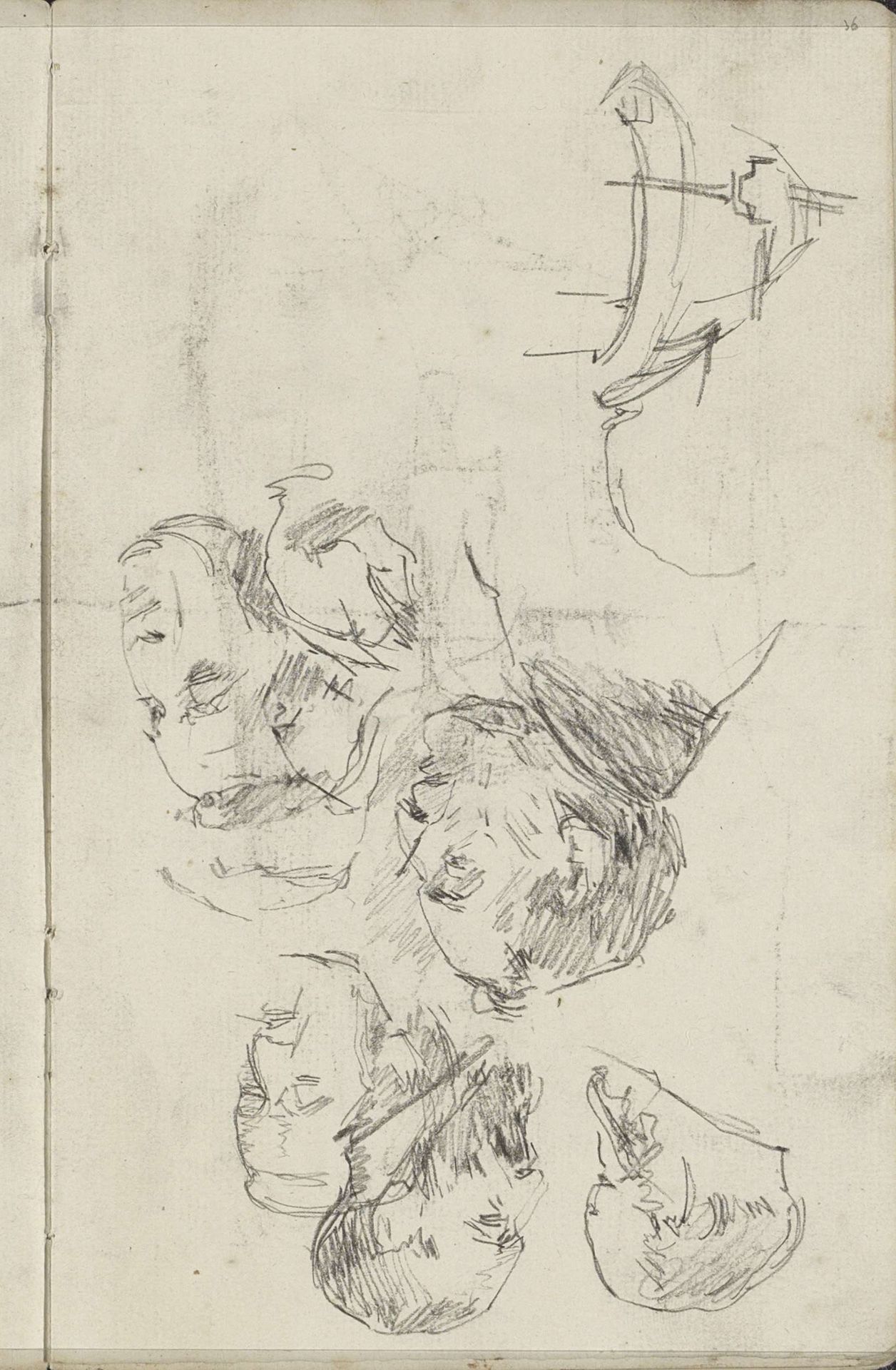 Mannenhoofden by George Hendrik Breitner