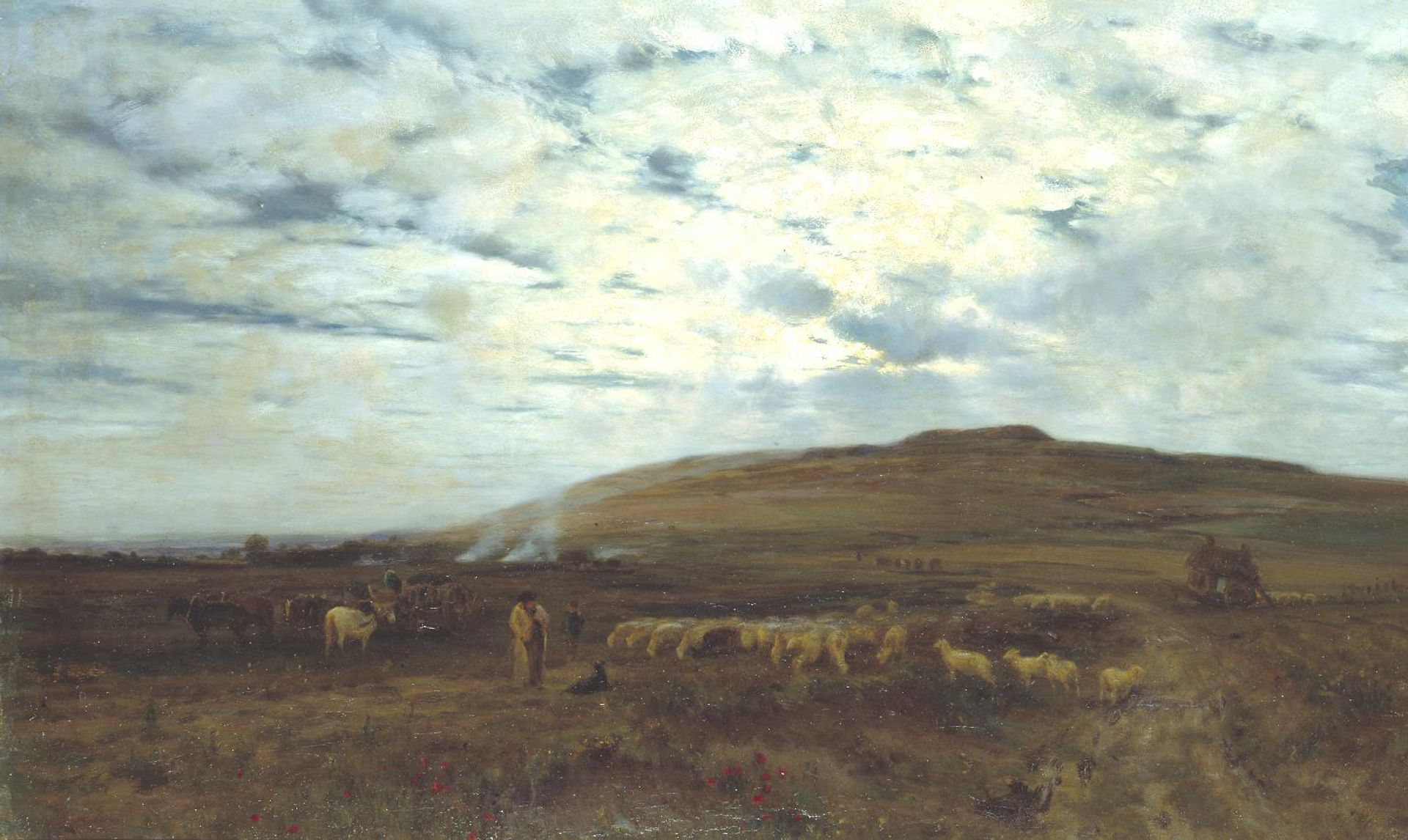 Approaching Night by Henry William Banks Davis