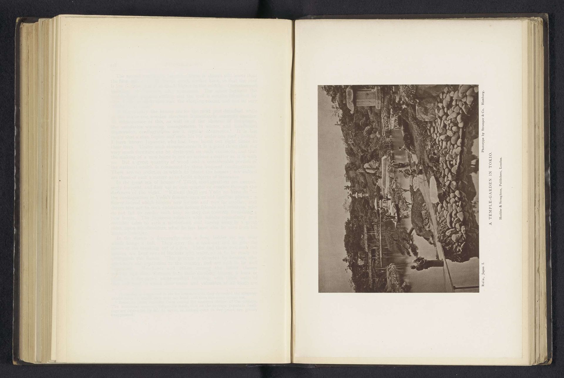 A temple-garden in Tokio by Anonymous