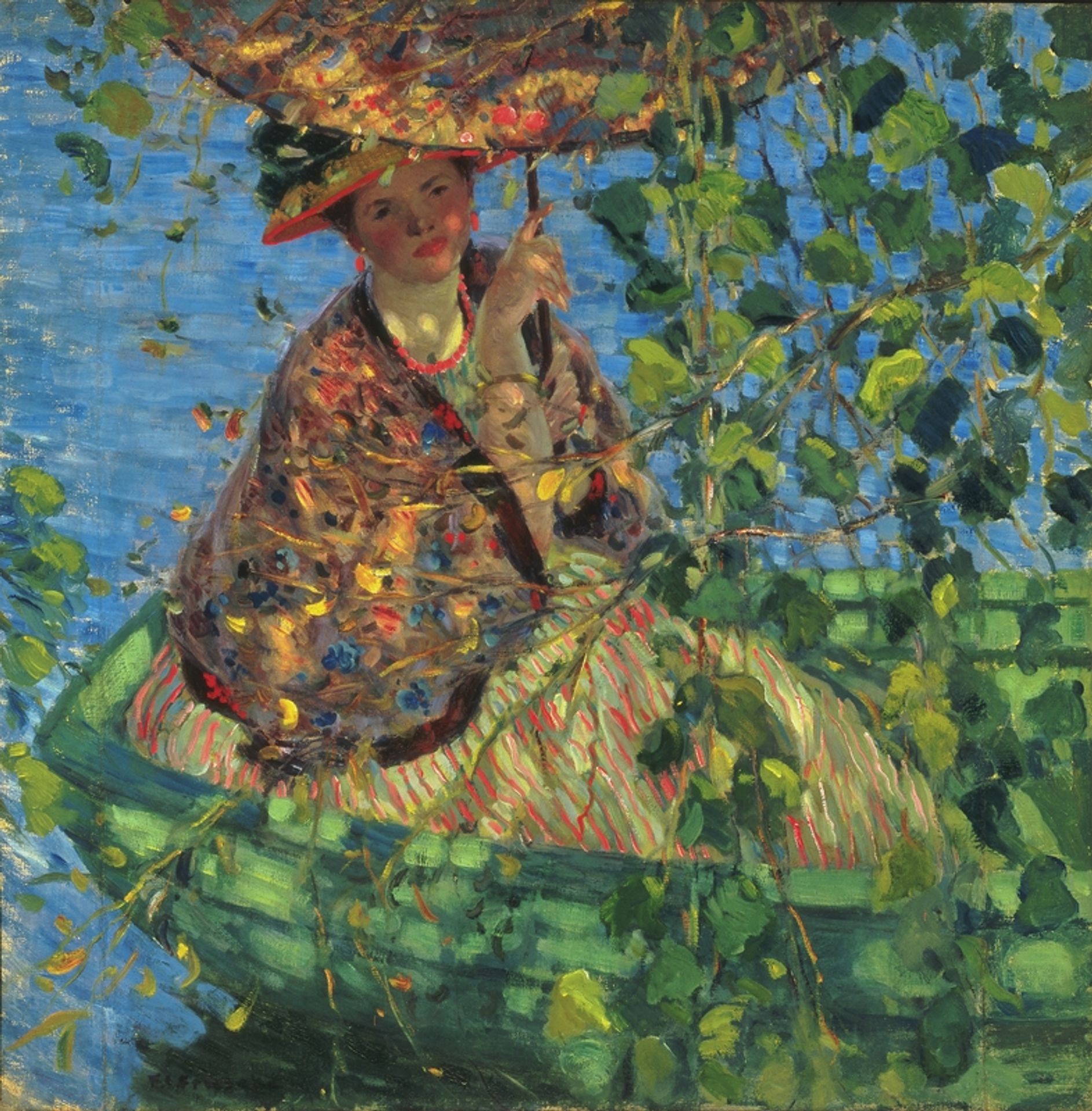 Through the Vines by Frederick Carl Frieseke