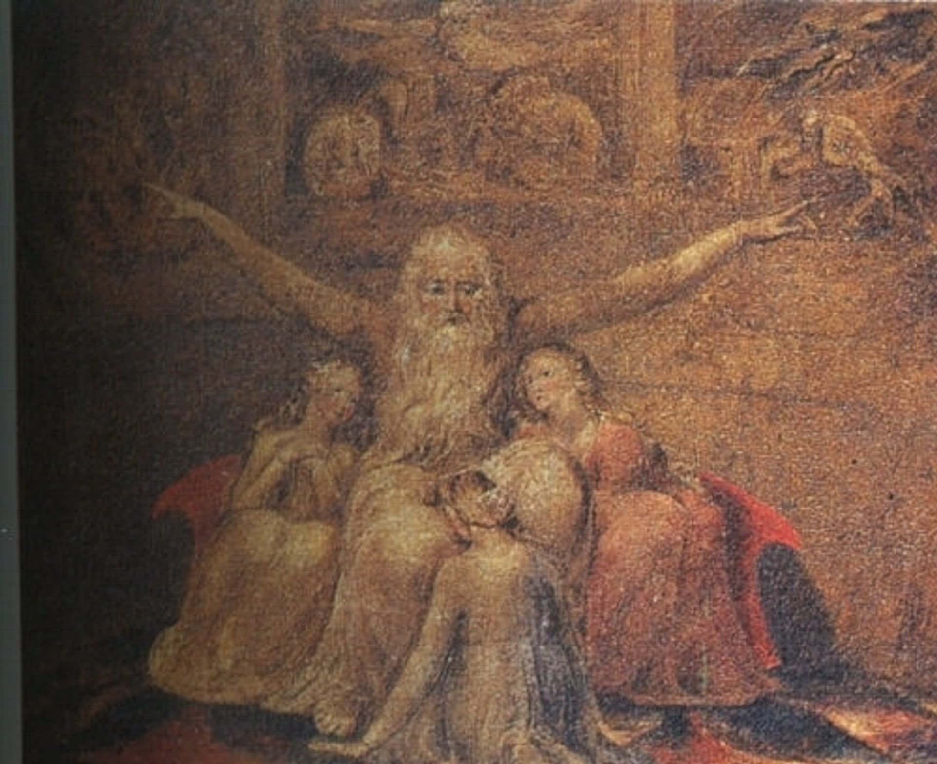 Job and his daughters by William Blake