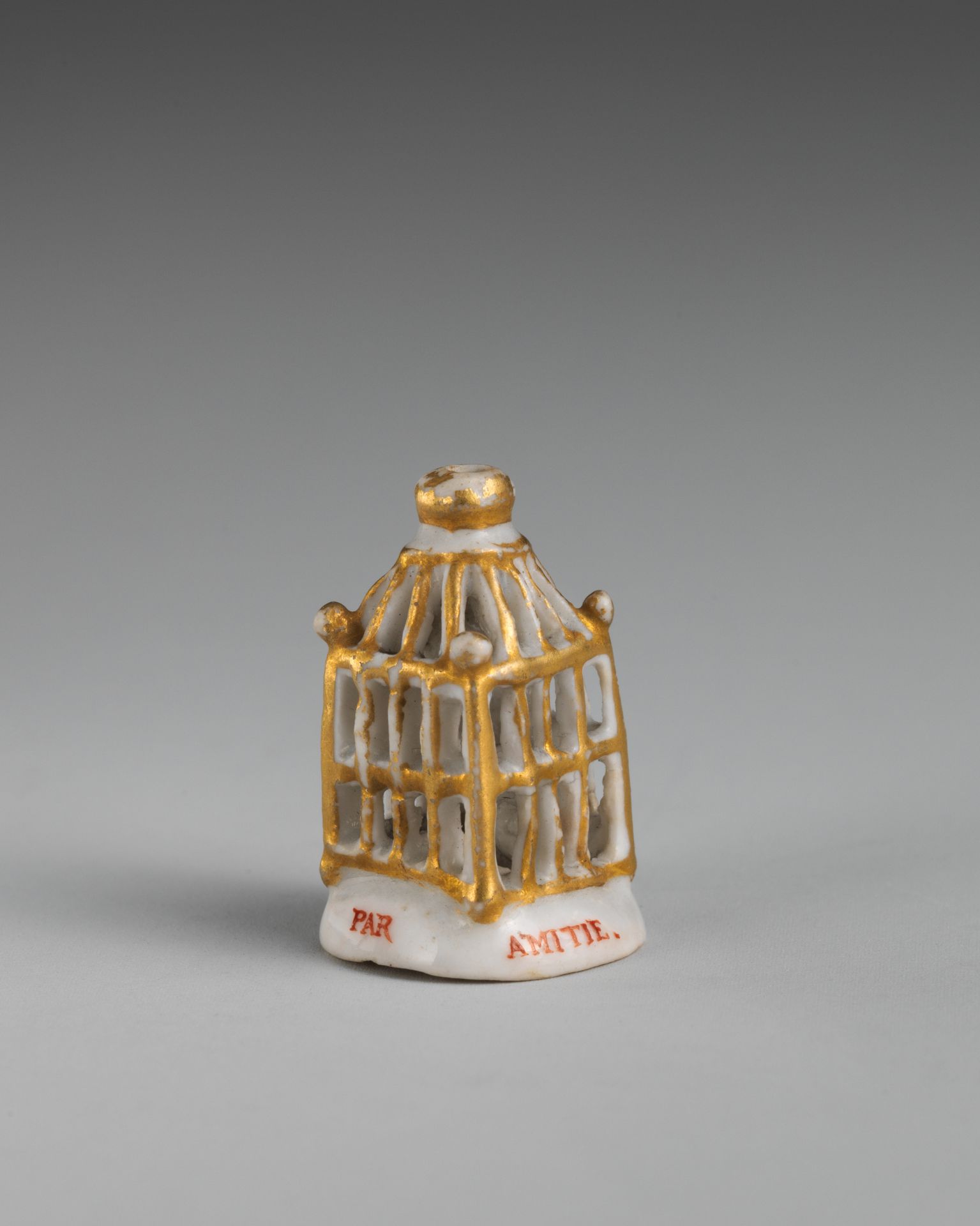 Miniature seal by Chelsea Porcelain Manufactory