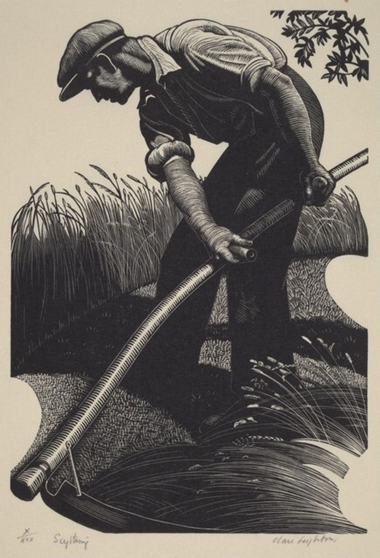 Scything by Clare Leighton