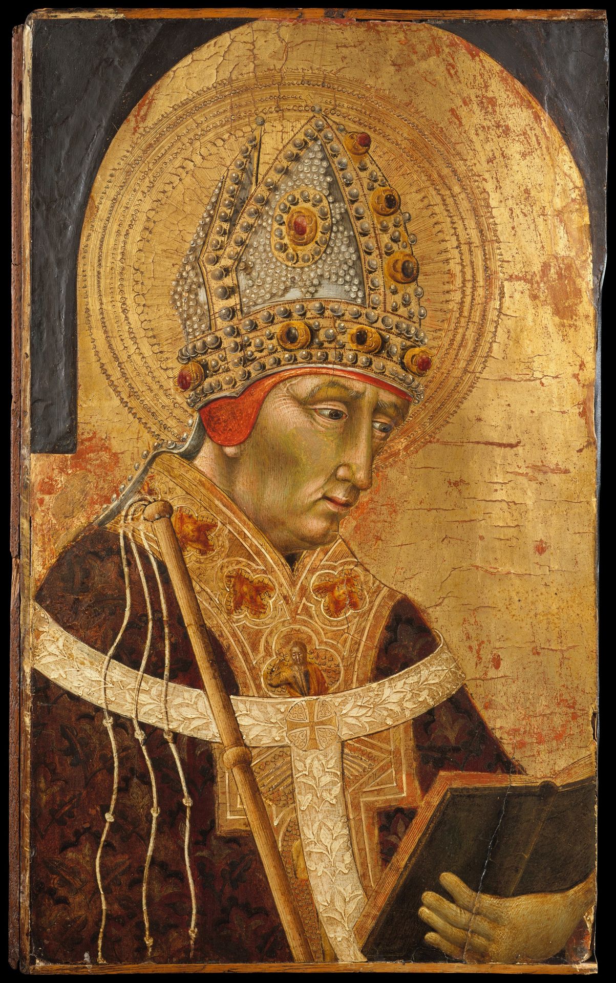 Saint Ambrose by Giovanni di Paolo (Giovanni di Paolo di Grazia)