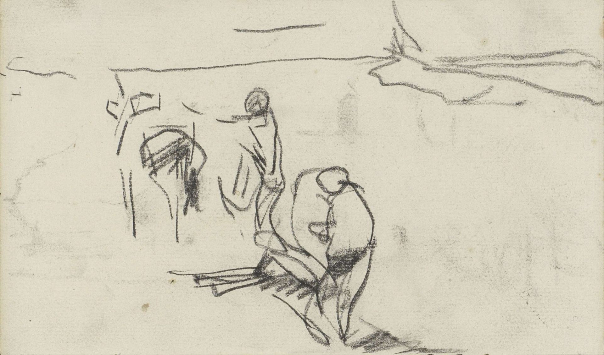 Ploegende boeren by George Hendrik Breitner