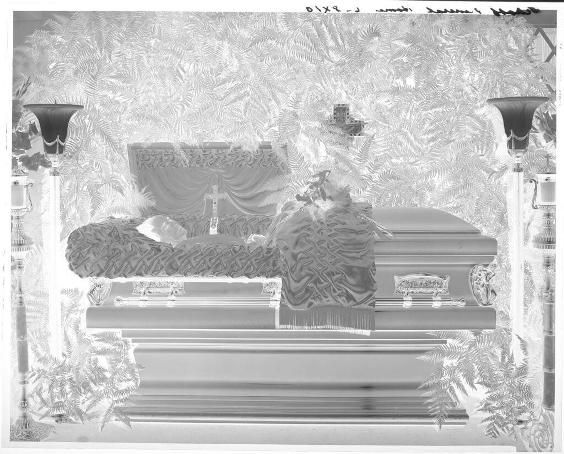 Untitled (portrait of a deceased woman, Schaff Funeral Home, West Allis, WI) by John Deusing