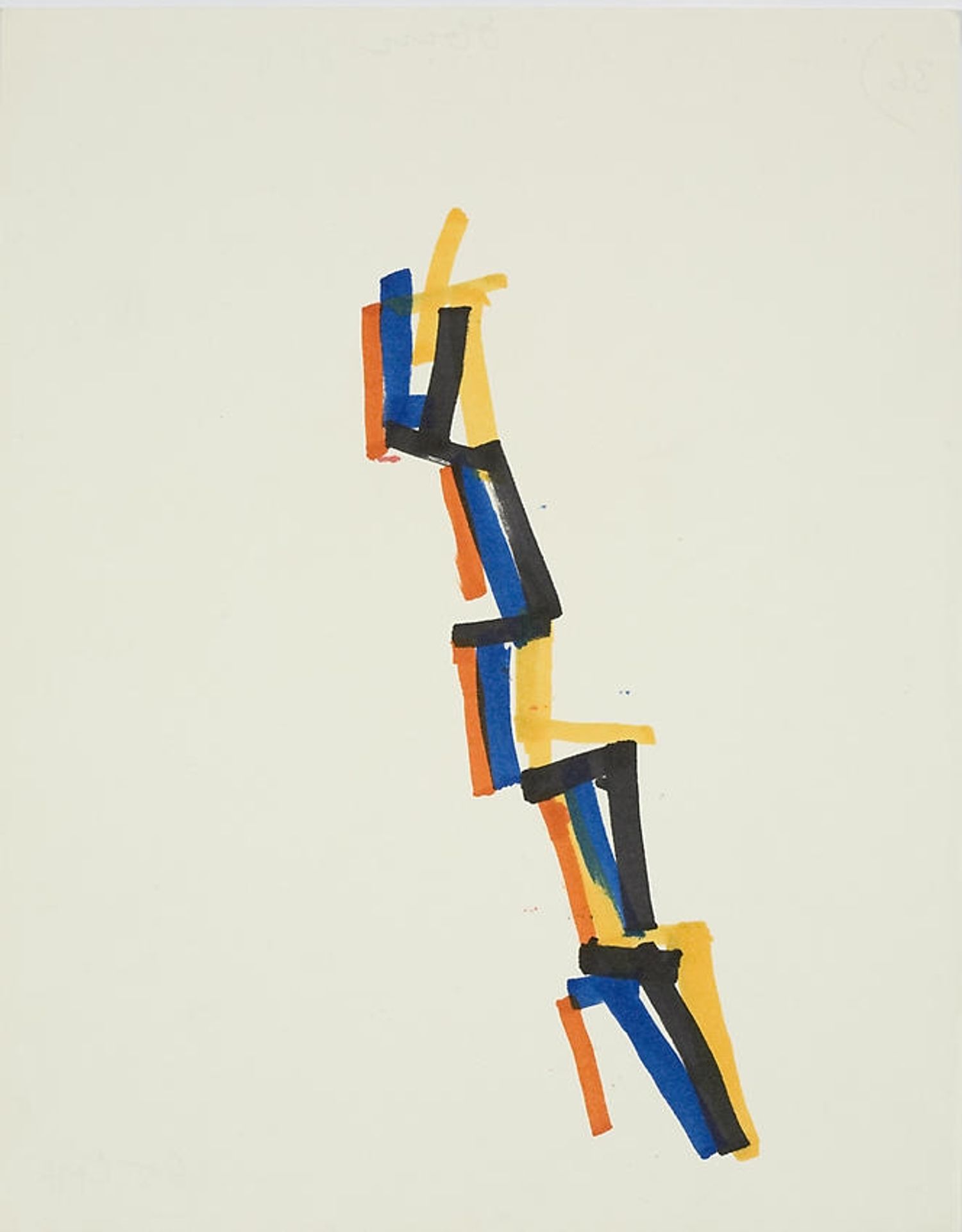 Striped Picture by Charlotte Posenenske