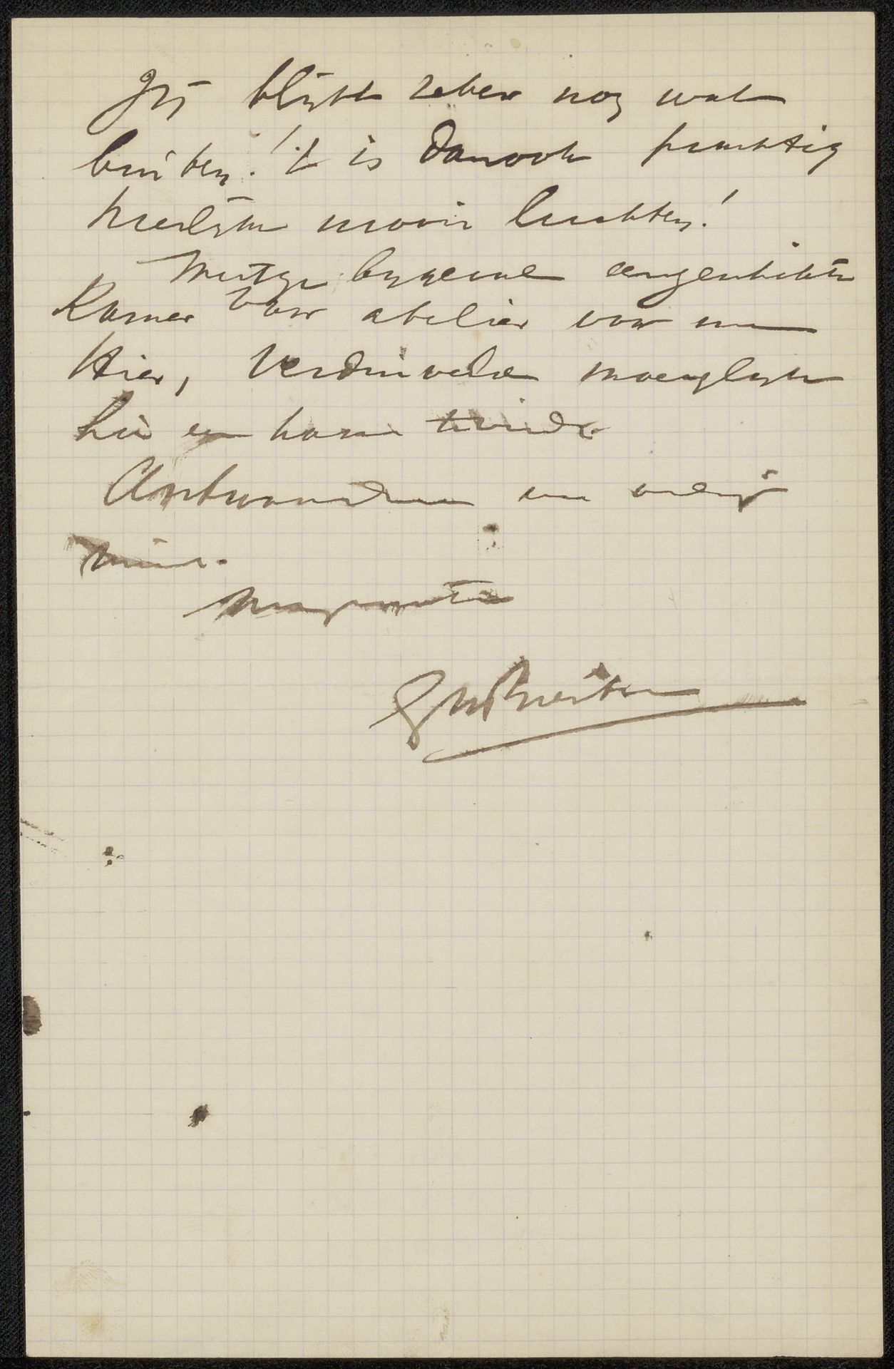 Brief aan Jan Veth by George Hendrik Breitner