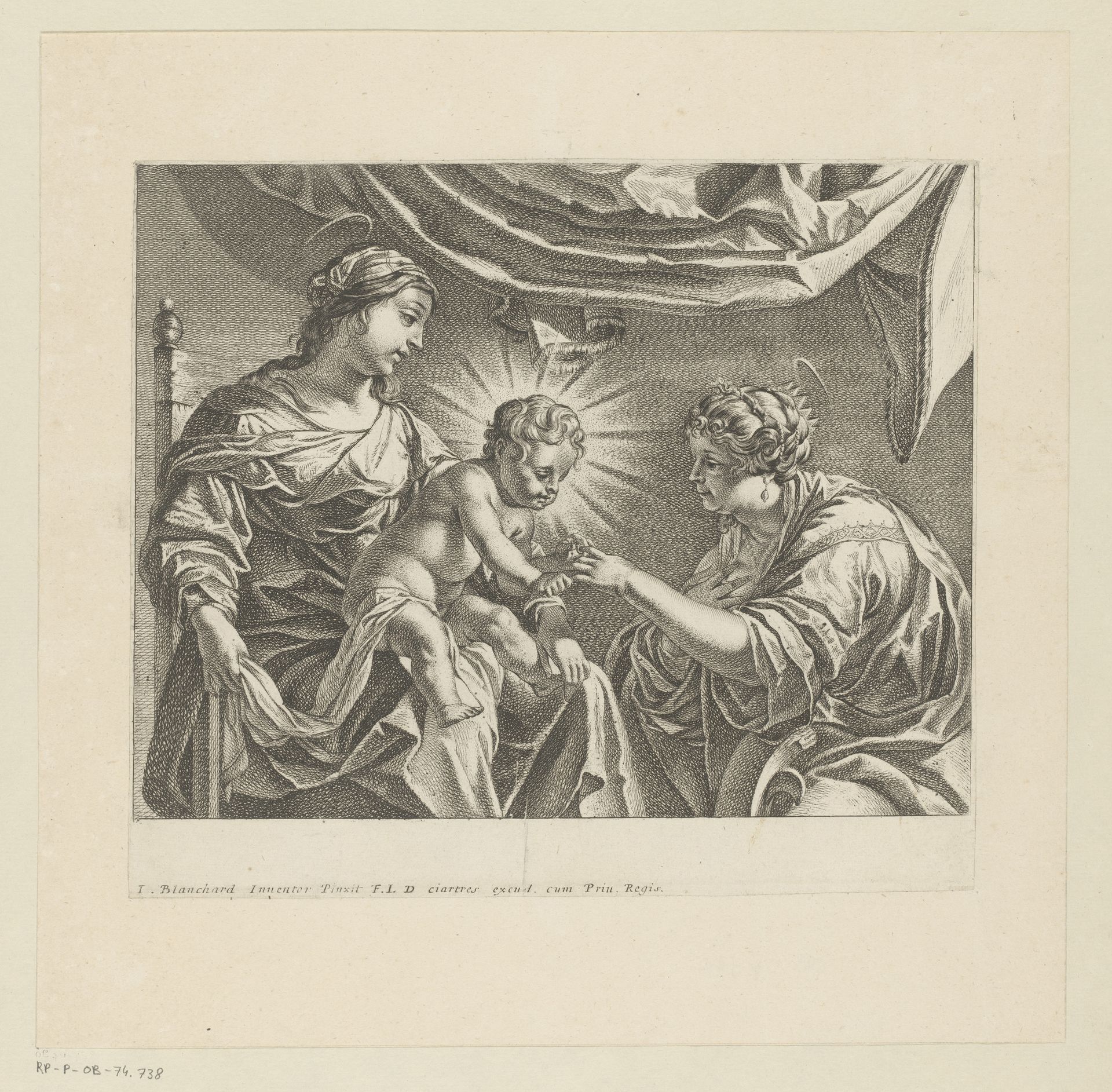 Mystieke huwelijk van H. Catherina by Antoine Garnier