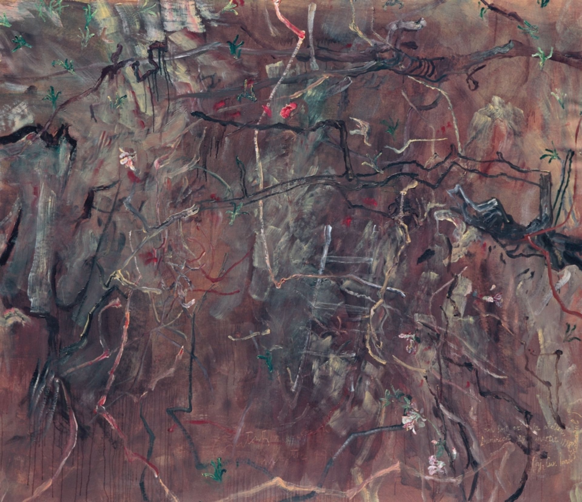 Garden with Ladder by Constantin Flondor