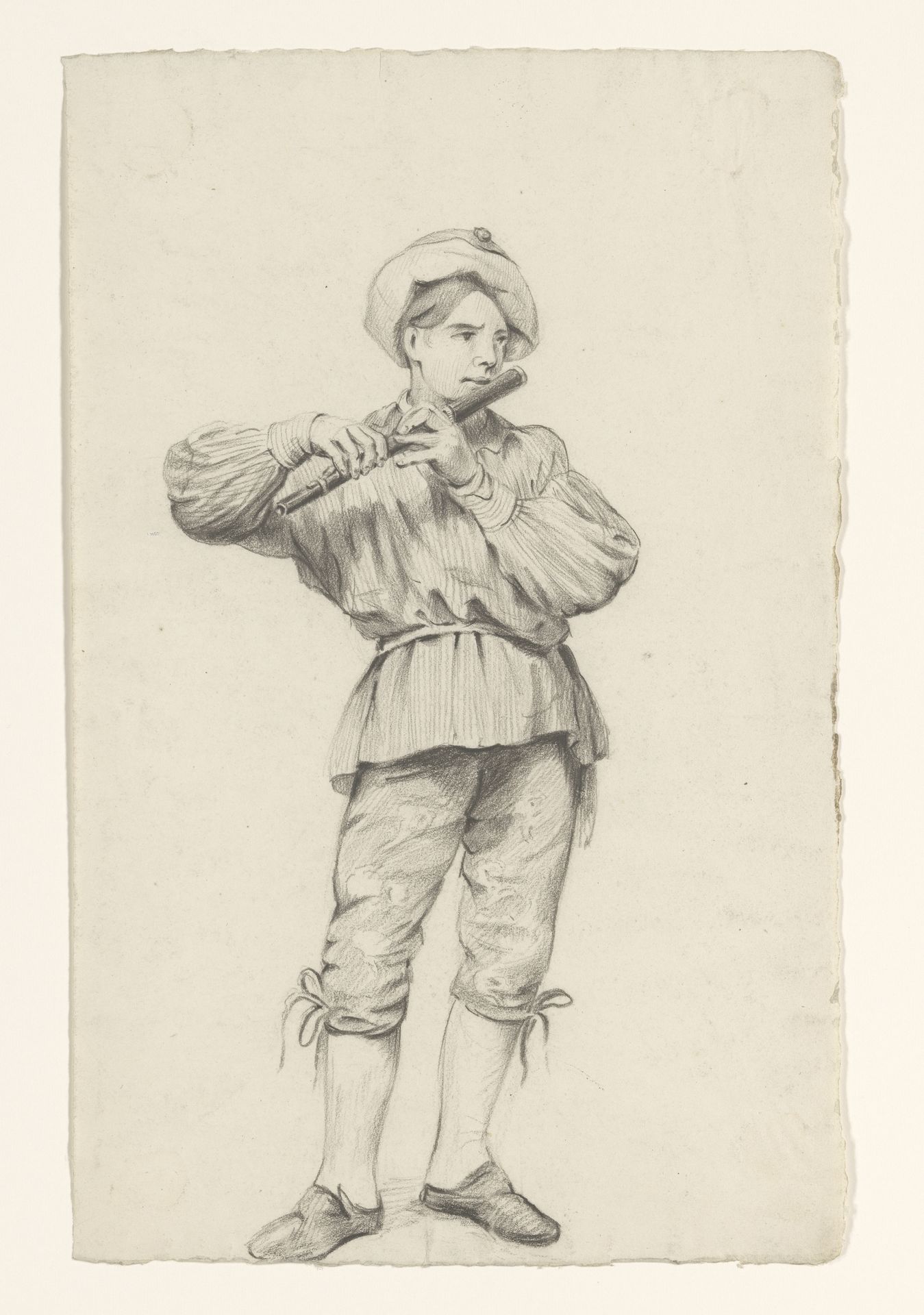 Staande fluitspeler by Alexander Cranendoncq