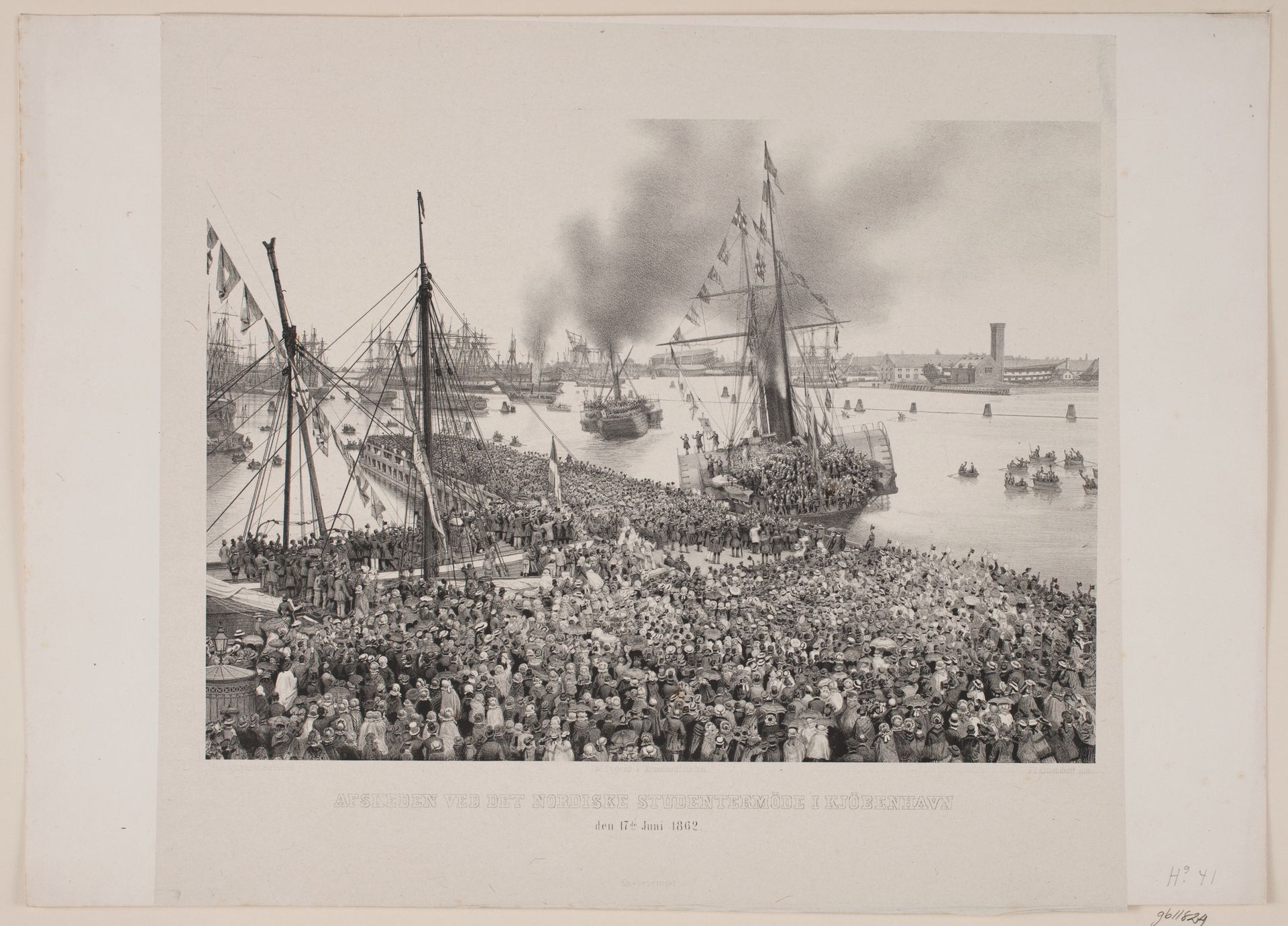 Afsked ved det nordiske studentermøde i København by Adolph Kittendorff
