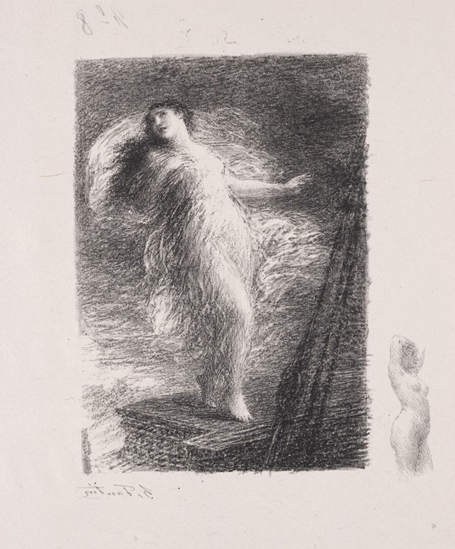 La jeune Tarentine by Henri Fantin-Latour