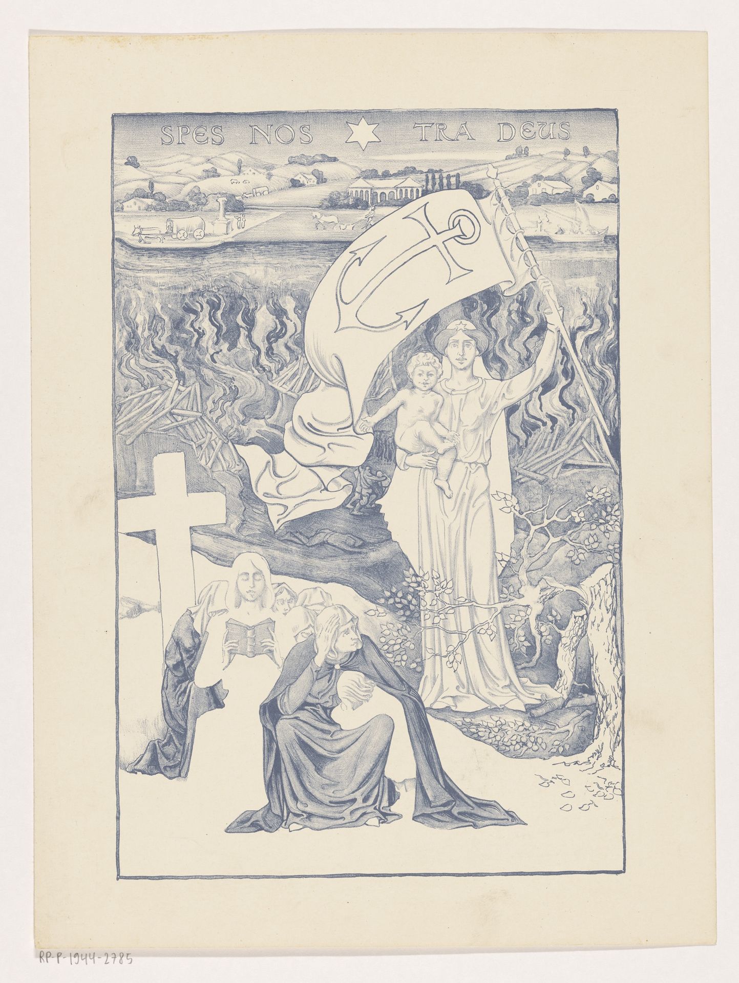 Transvaalse prent by Antoon Derkinderen