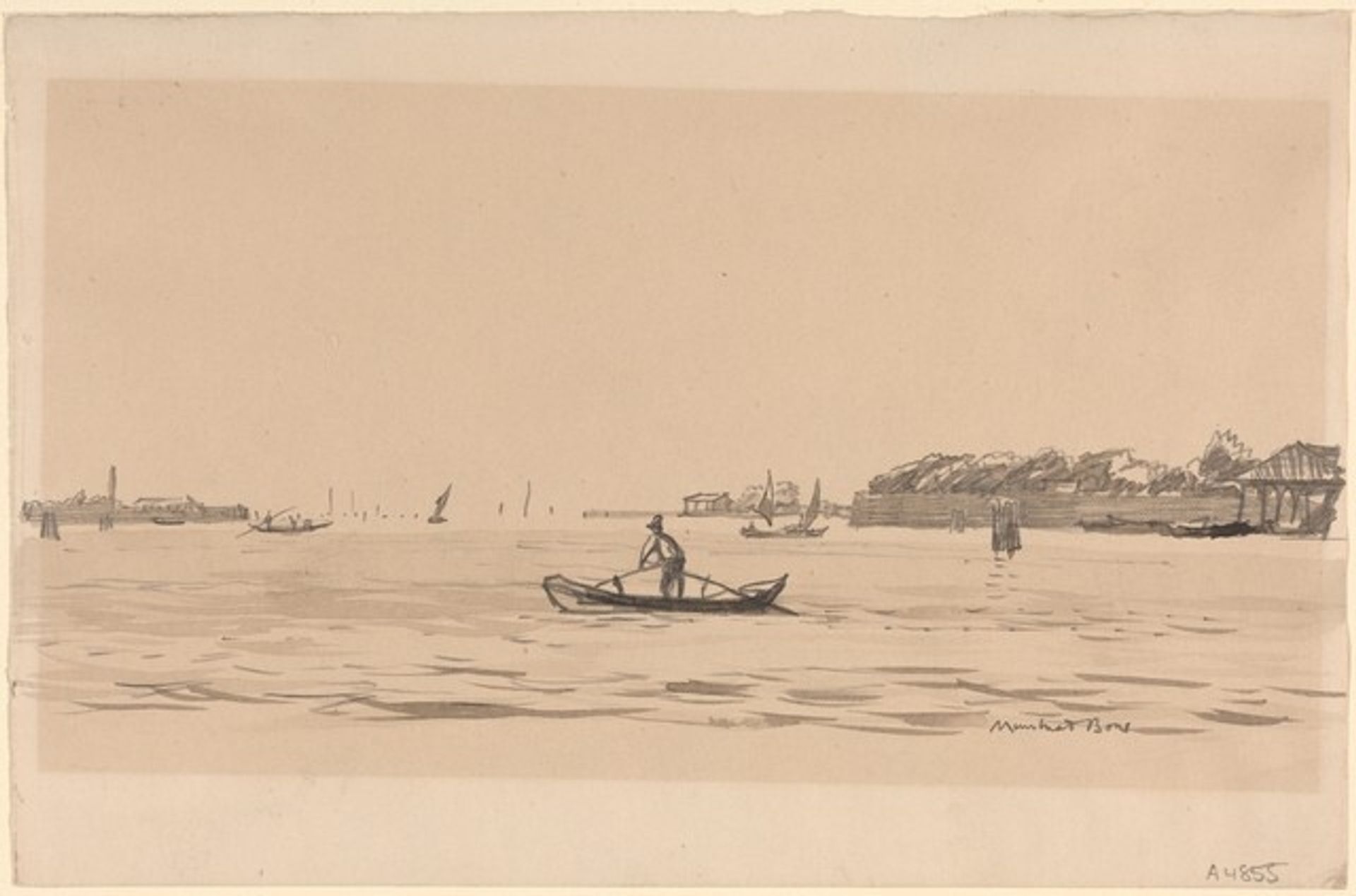 Lagoon, Venice by Muirhead Bone