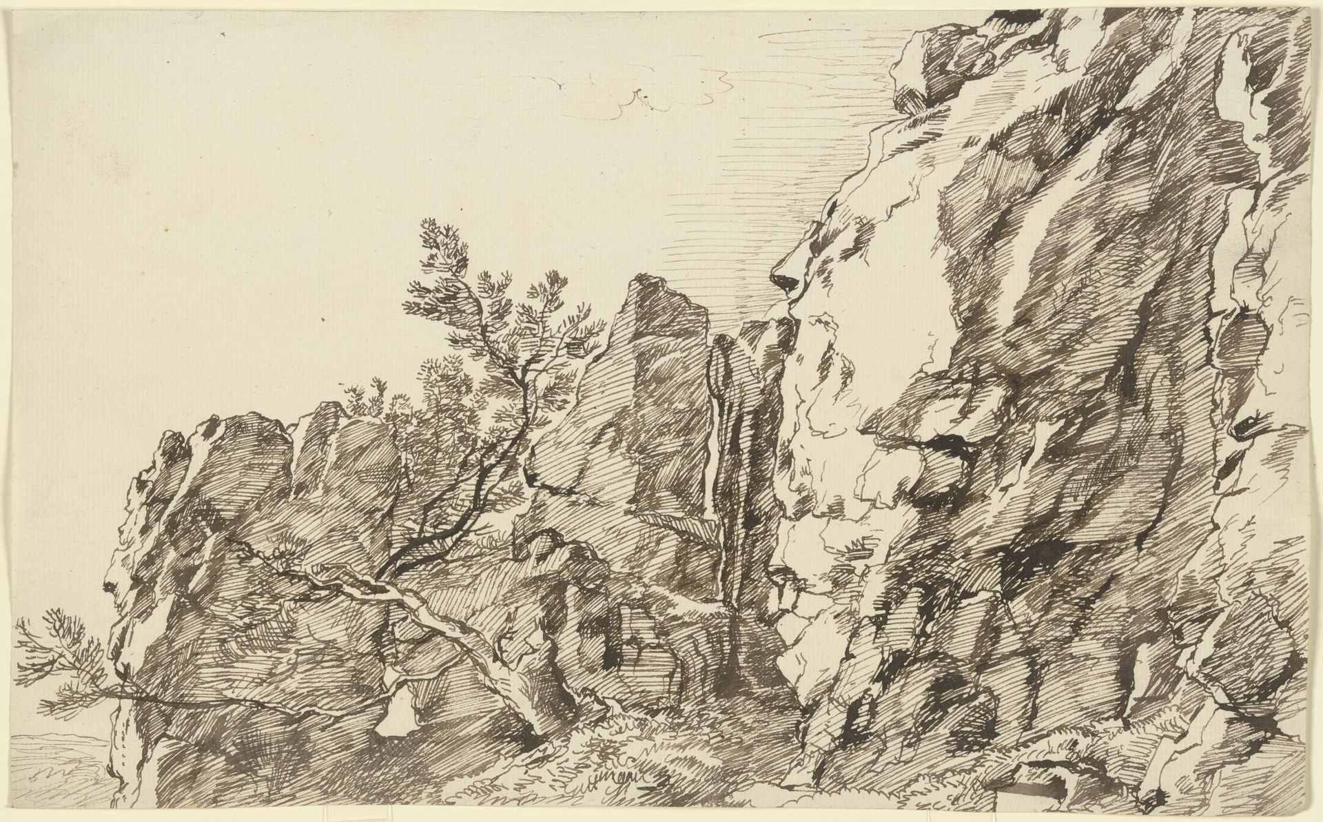 Rock face by Franz Kobell