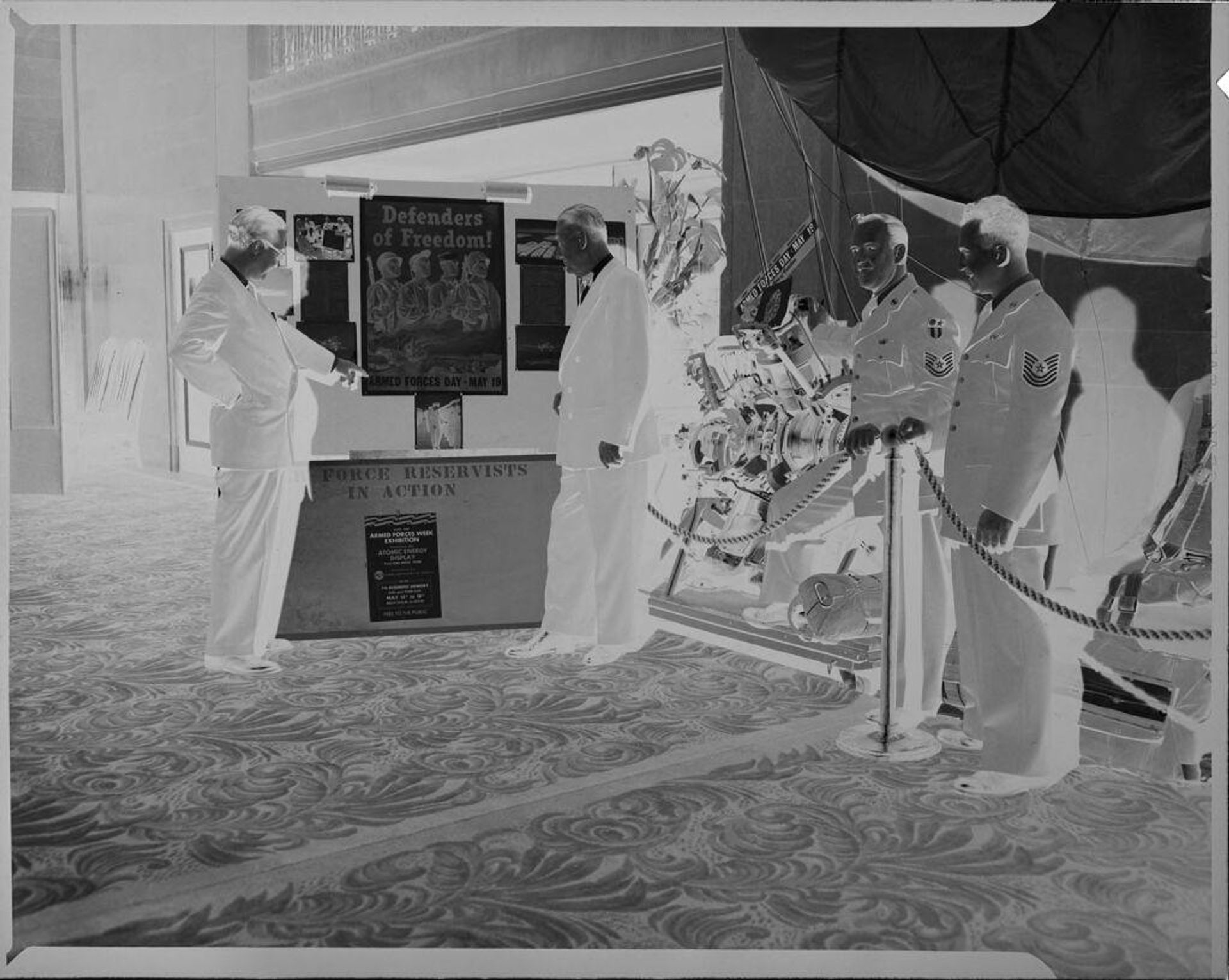 Untitled (Armed Forces display) by Peter James Studio