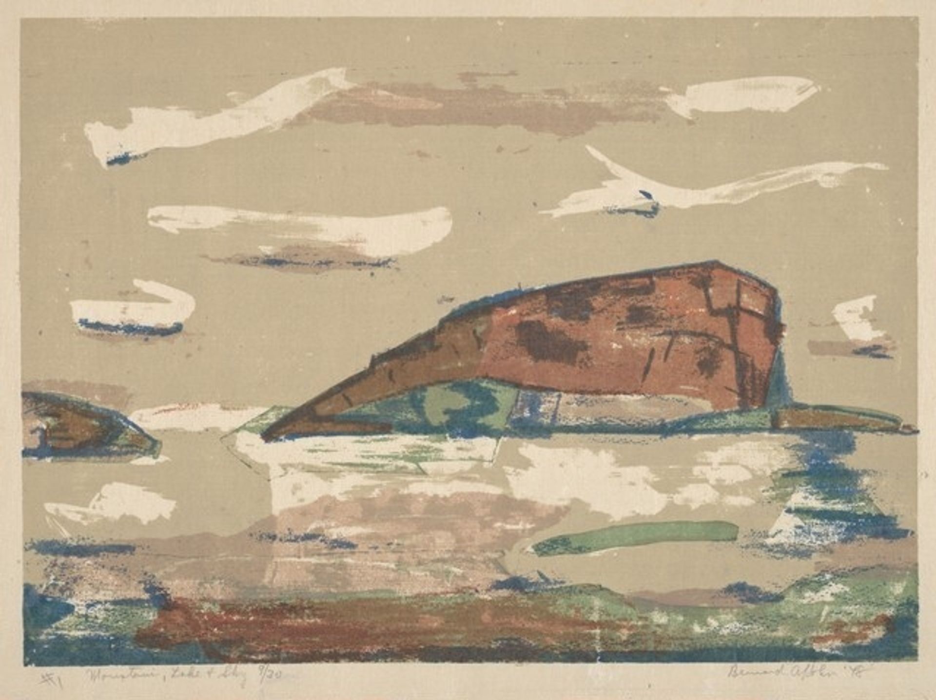 Mountain, Lake & Sky by Bernard A. Kohn
