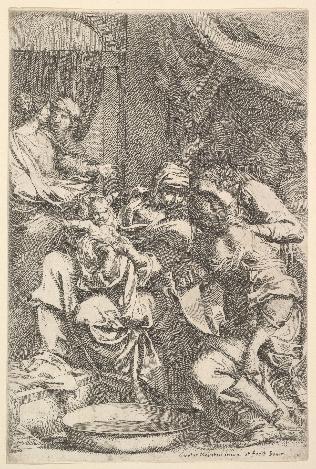 The Birth of the Virgin by Carlo Maratti