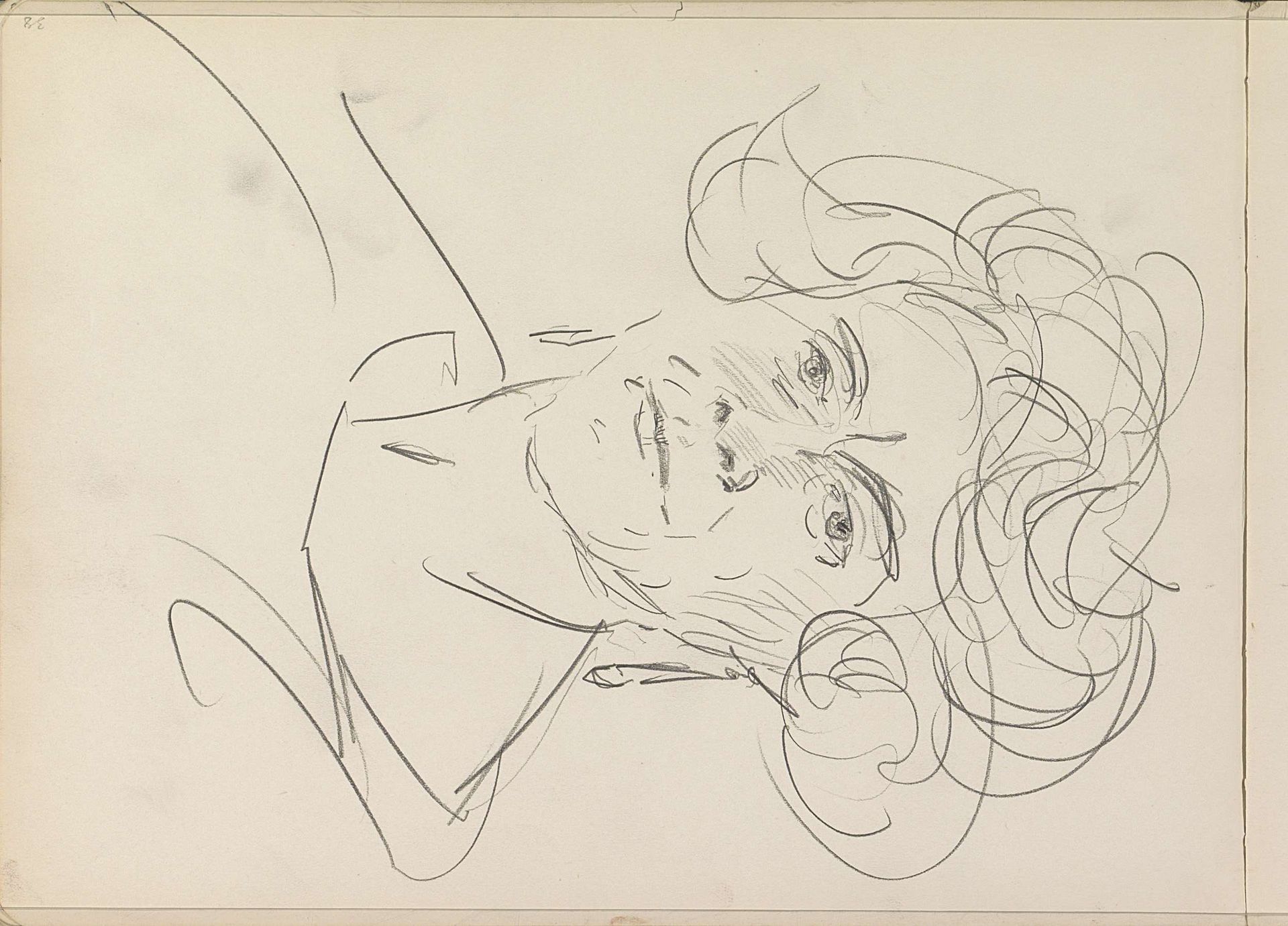 Portret van een onbekende vrouw met oorbellen by Isaac Israels