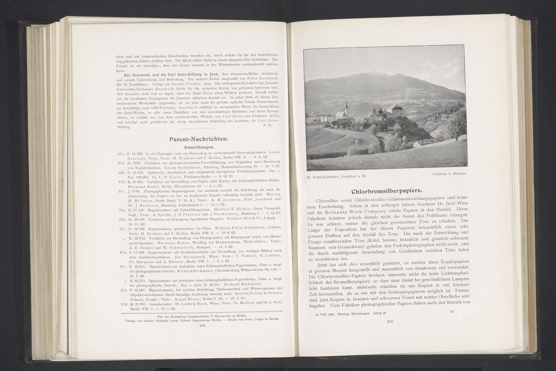 Gezicht op Gufidaun by W. Schmidt-Diehler