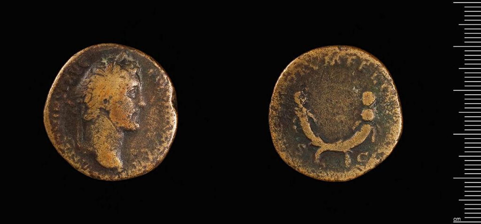 Sestertius? of Antoninus Pius by Antoninus Pius