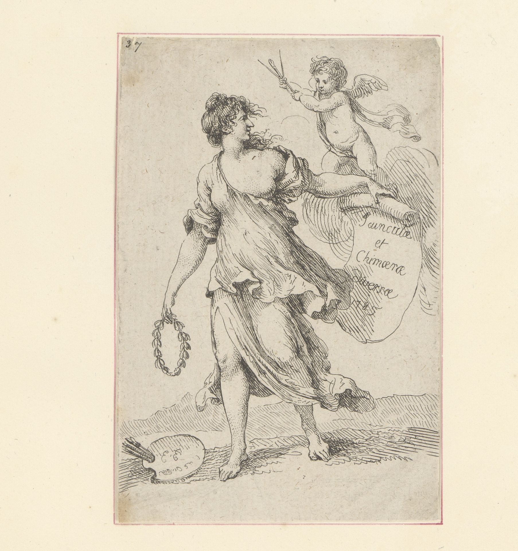 Allegorie op de kunsten by Edward Edwards