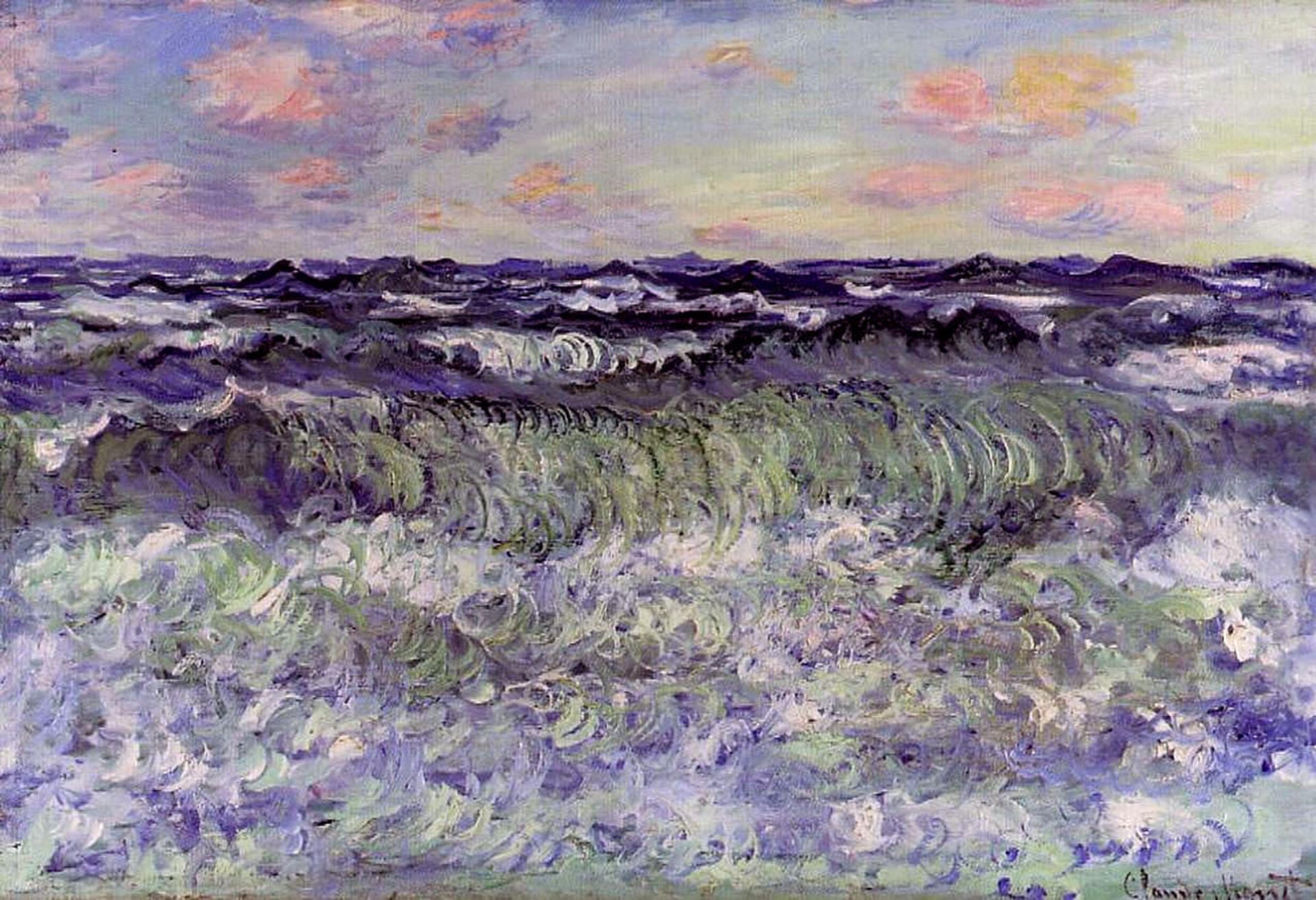 Sea Study by Claude Monet