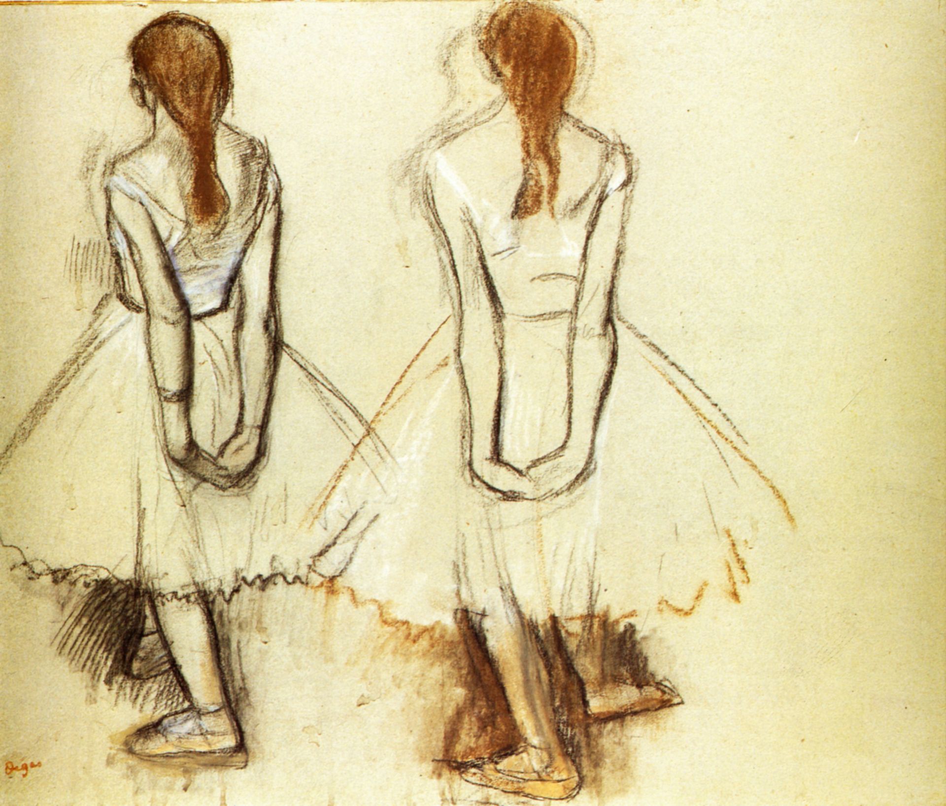Study for the Fourteen Year Old Little Dancer by Edgar Degas