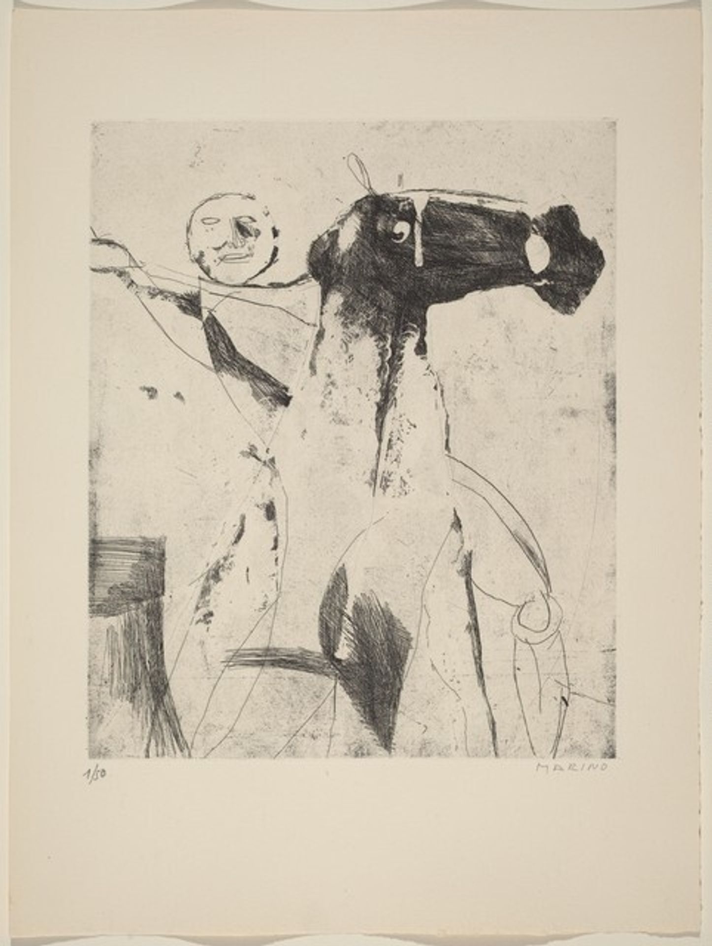 The Annunciation (L'Annonciation) by Marino Marini