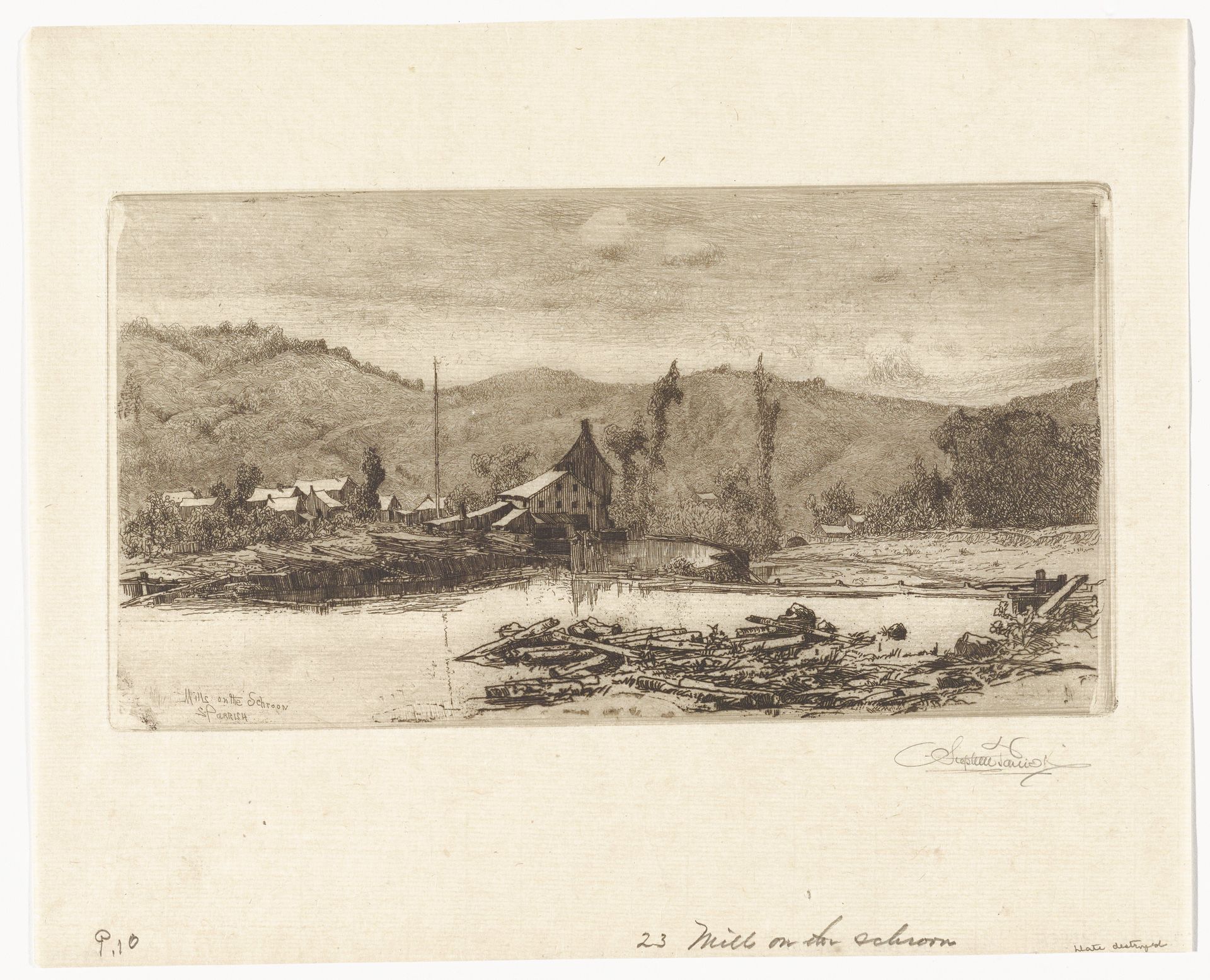 Mills on the Schroon by Stephen Parrish