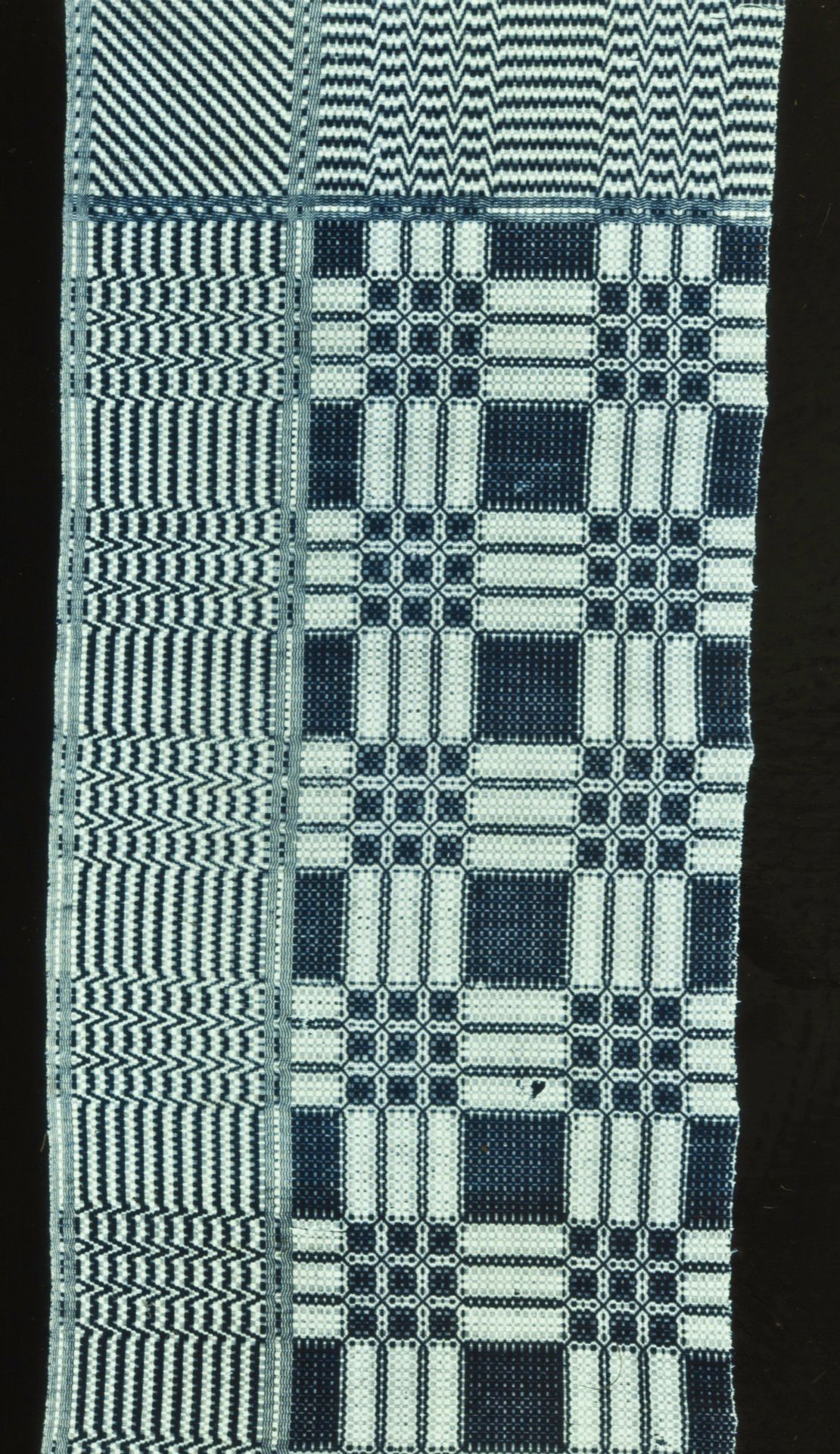 Coverlet fragment by Anonymous