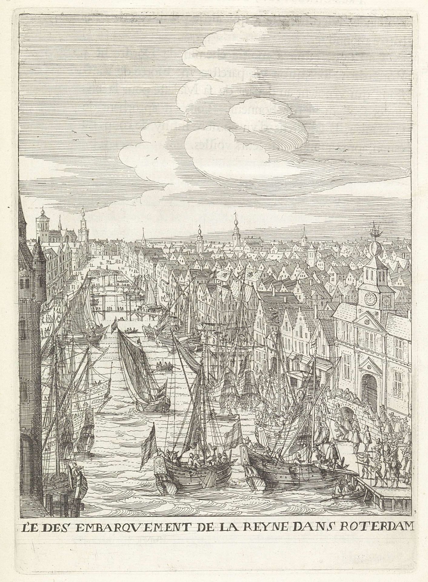 Aankomst van Maria de' Medici in Rotterdam by Anonymous