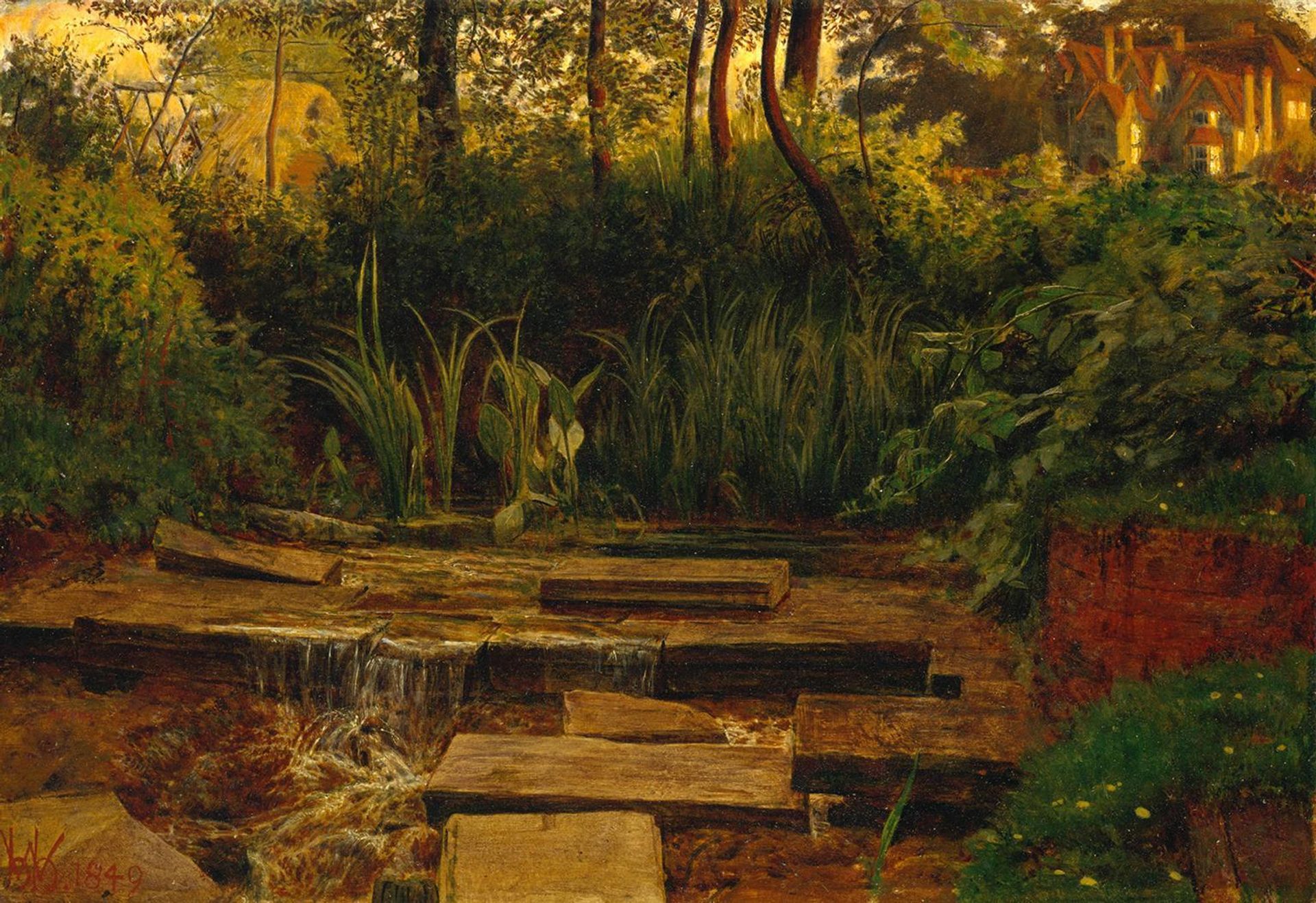 The Haunted Manor by William Holman Hunt