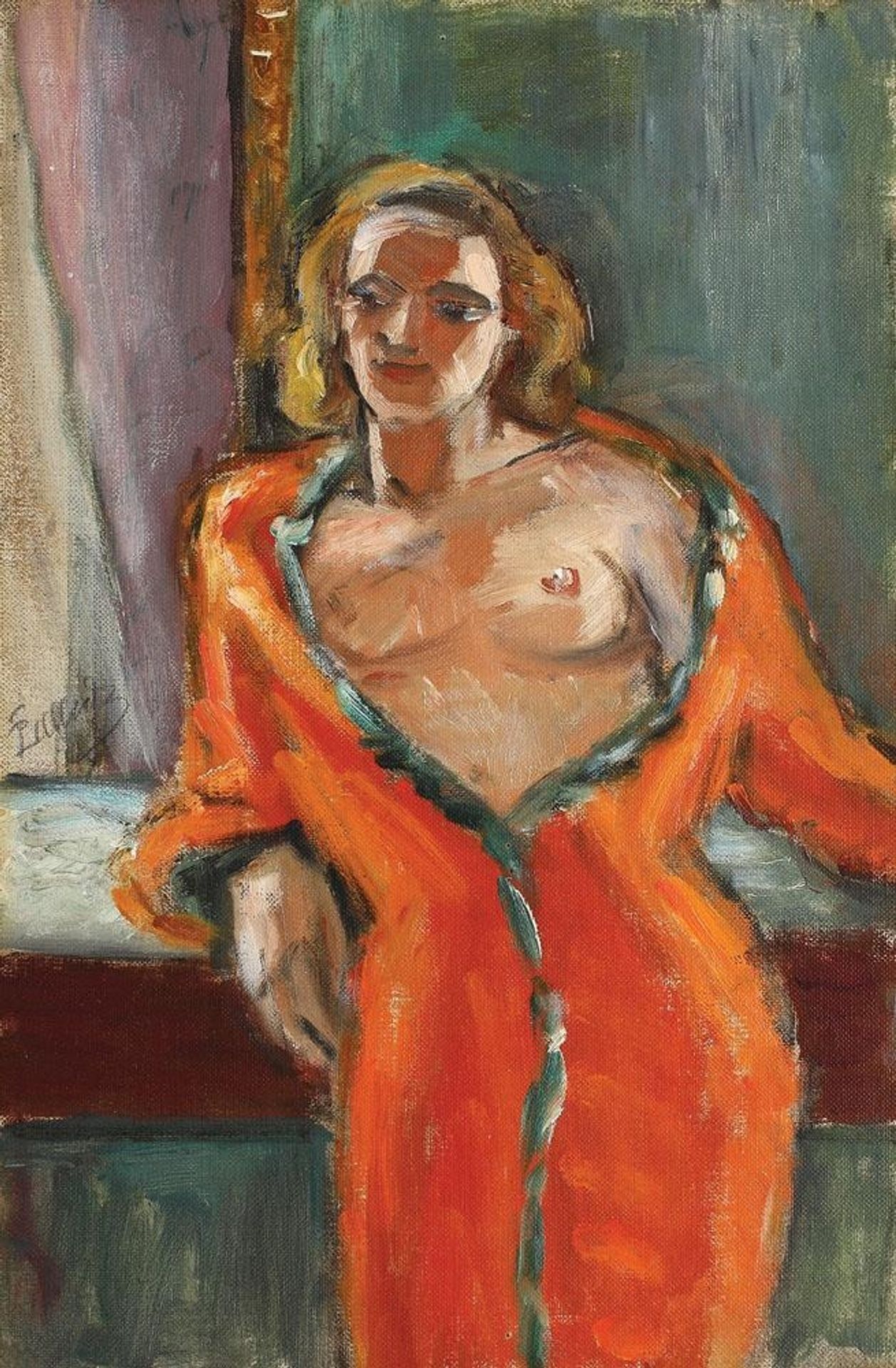 Orange Coat by Theodor Pallady