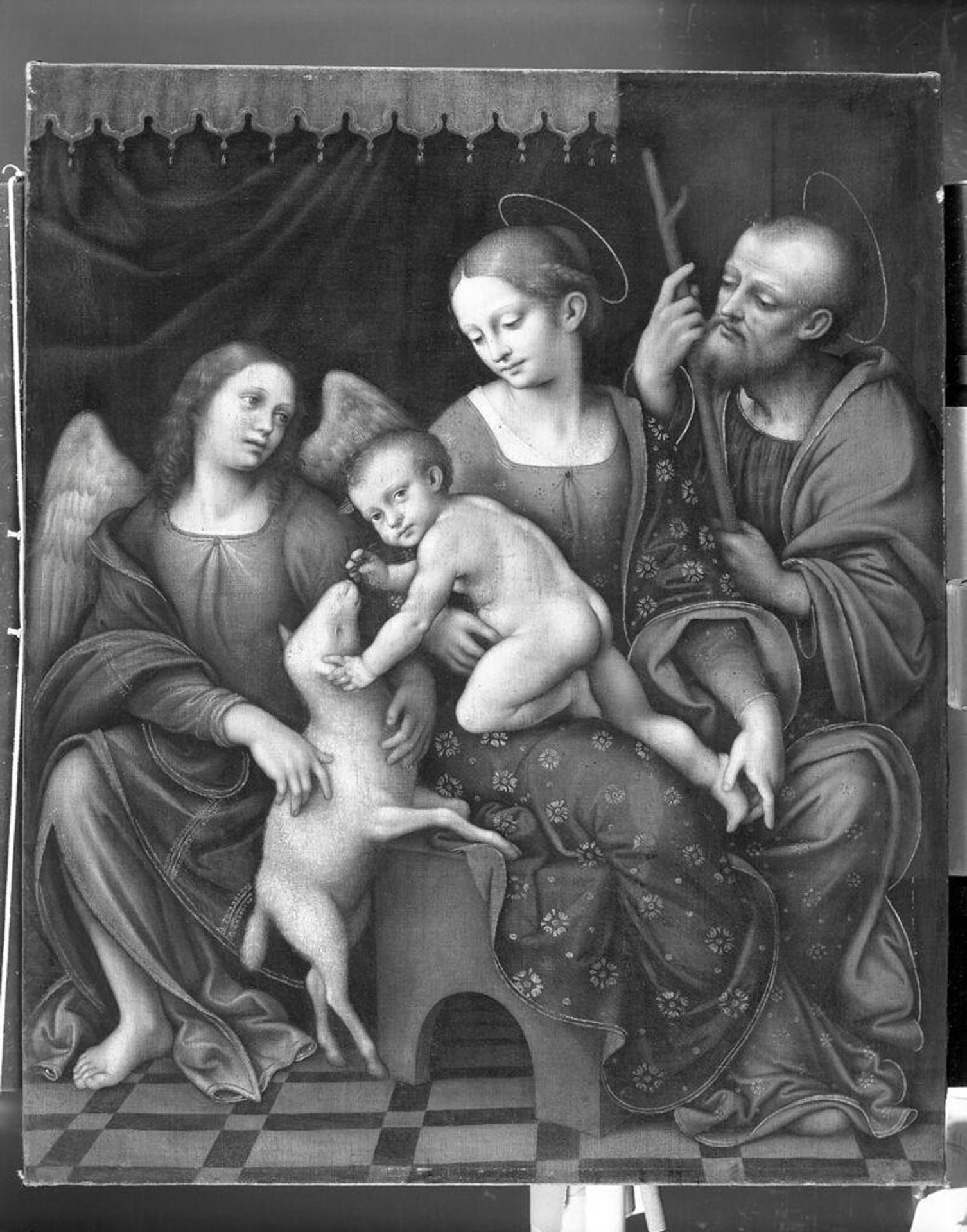 The Holy Family with an Angel by Giampietrino (Giovanni Pedrini?)
