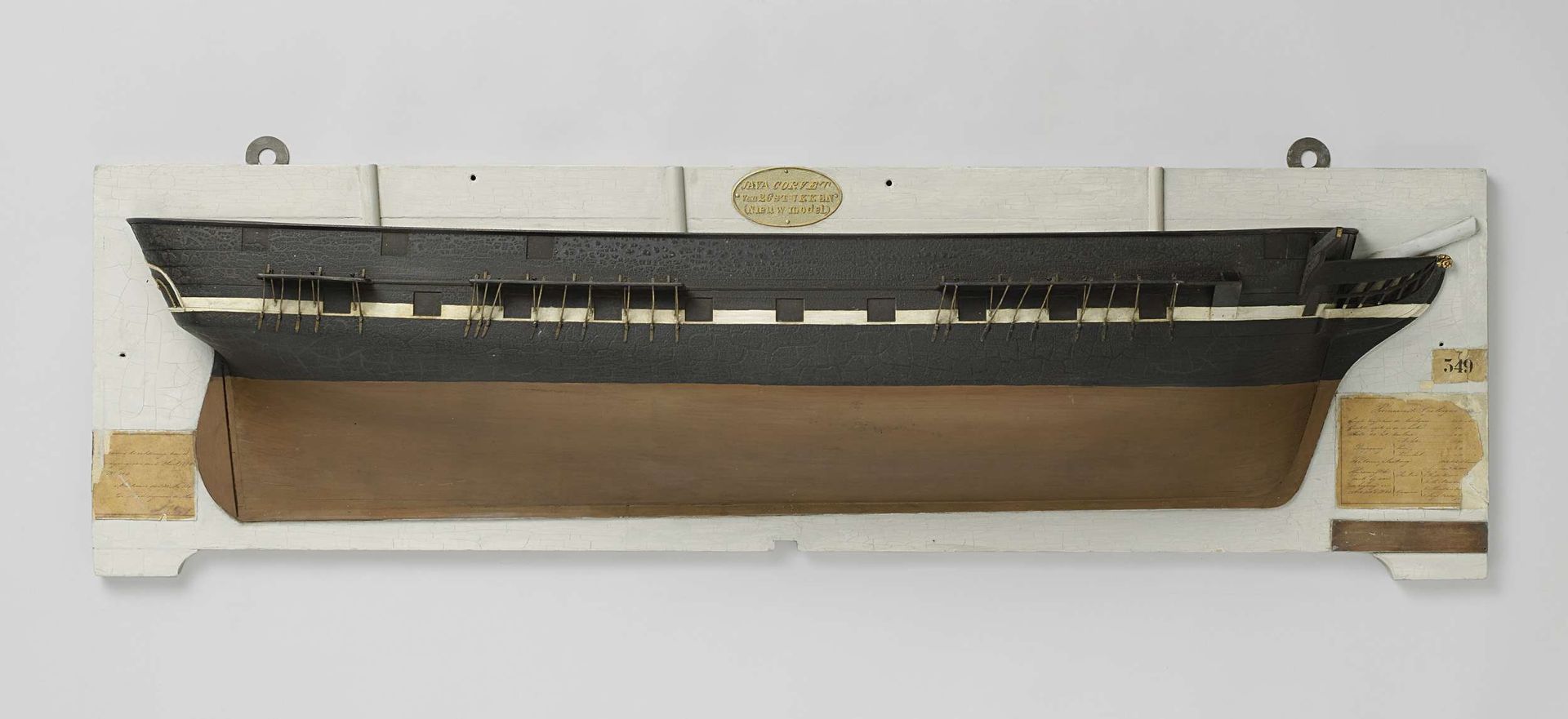 Half Model of a 26-Gun Sloop of War by Anonymous