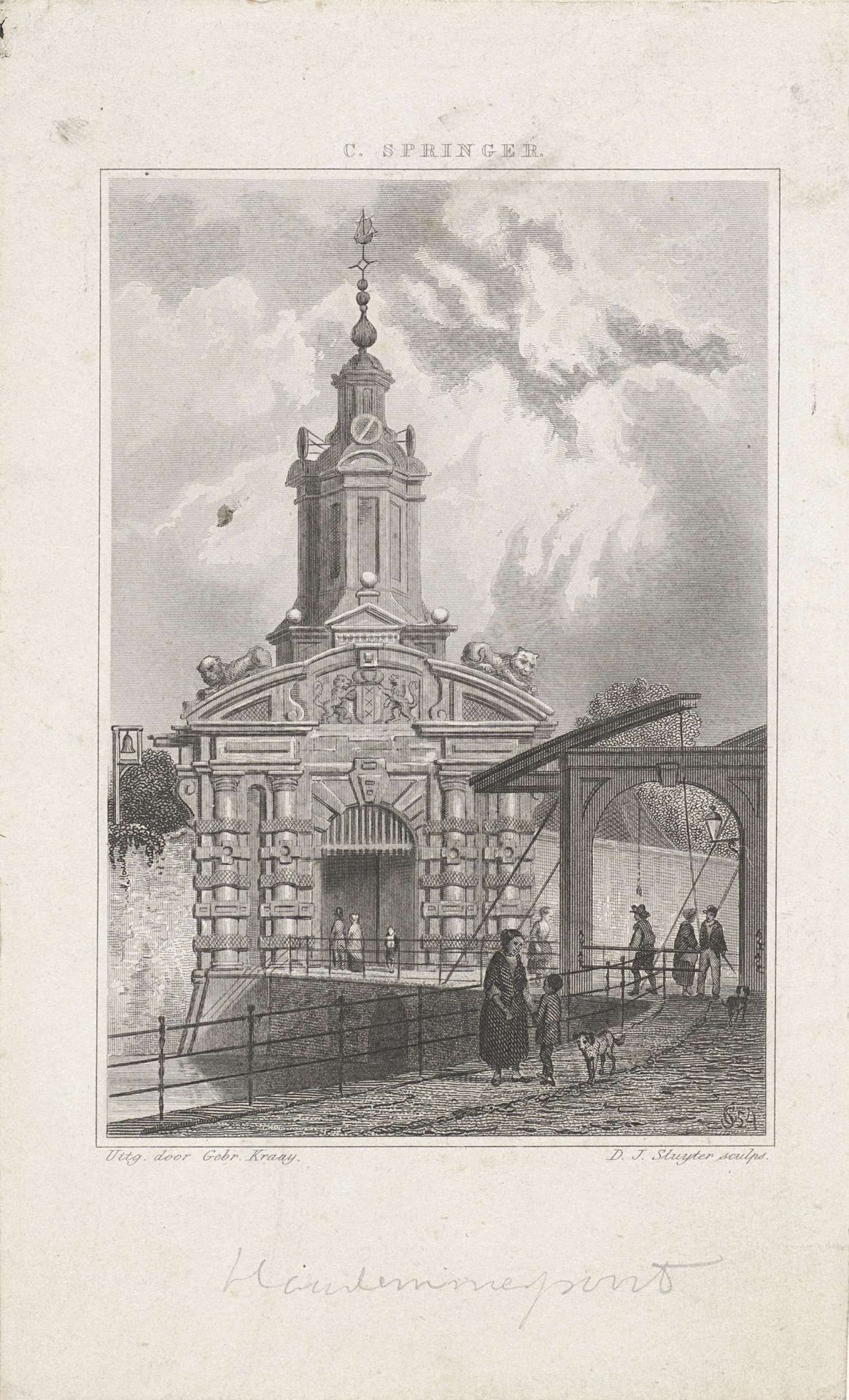 Haarlemmerpoort te Amsterdam by Dirk Jurriaan Sluyter