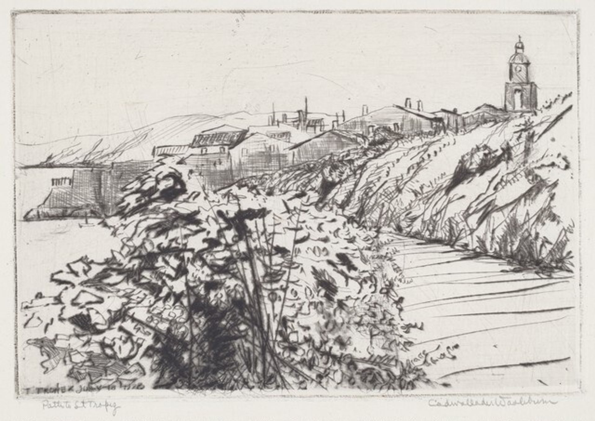 Path to St. Tropez by Cadwallader Washburn
