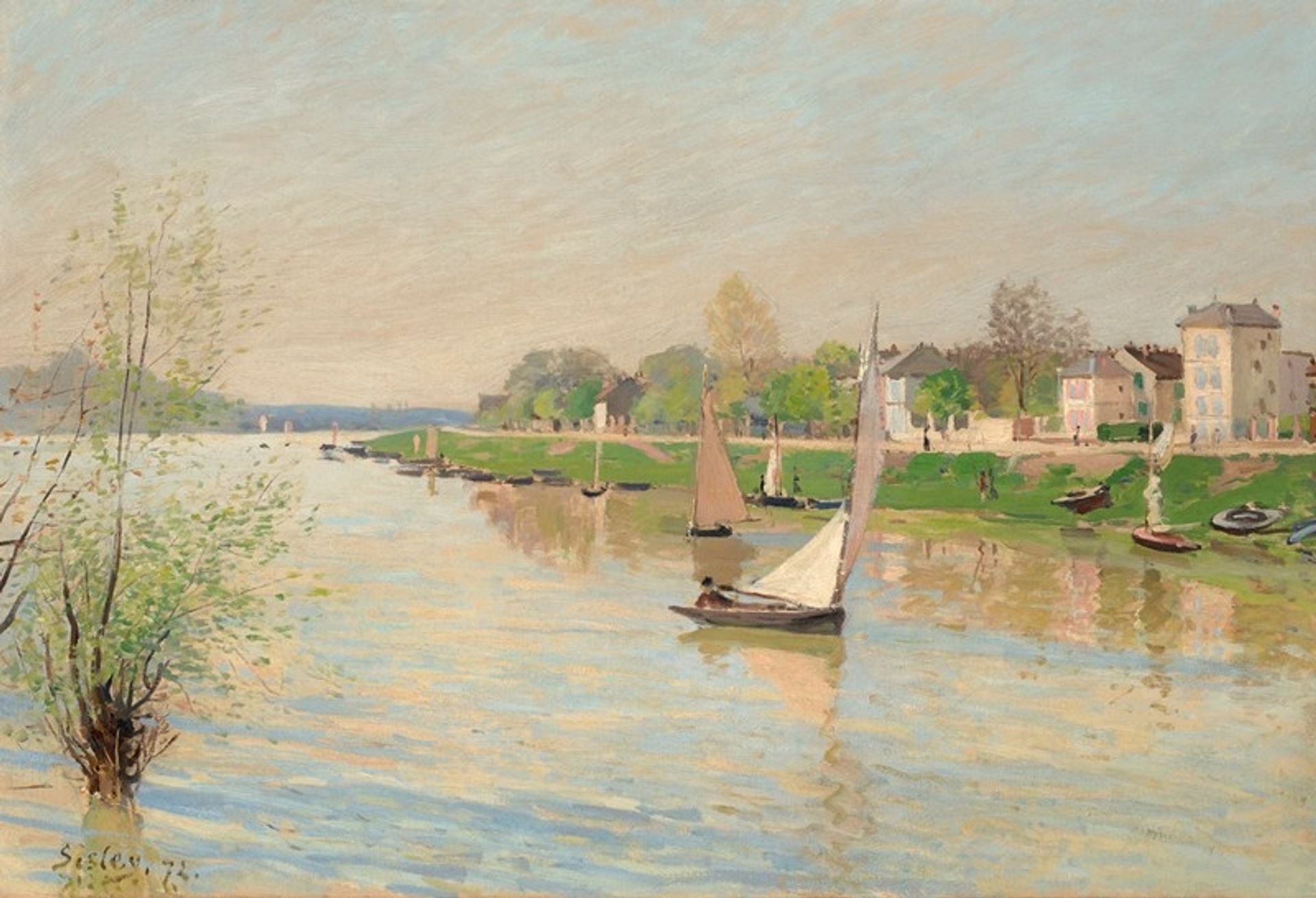 La Seine à Argenteuil by Alfred Sisley