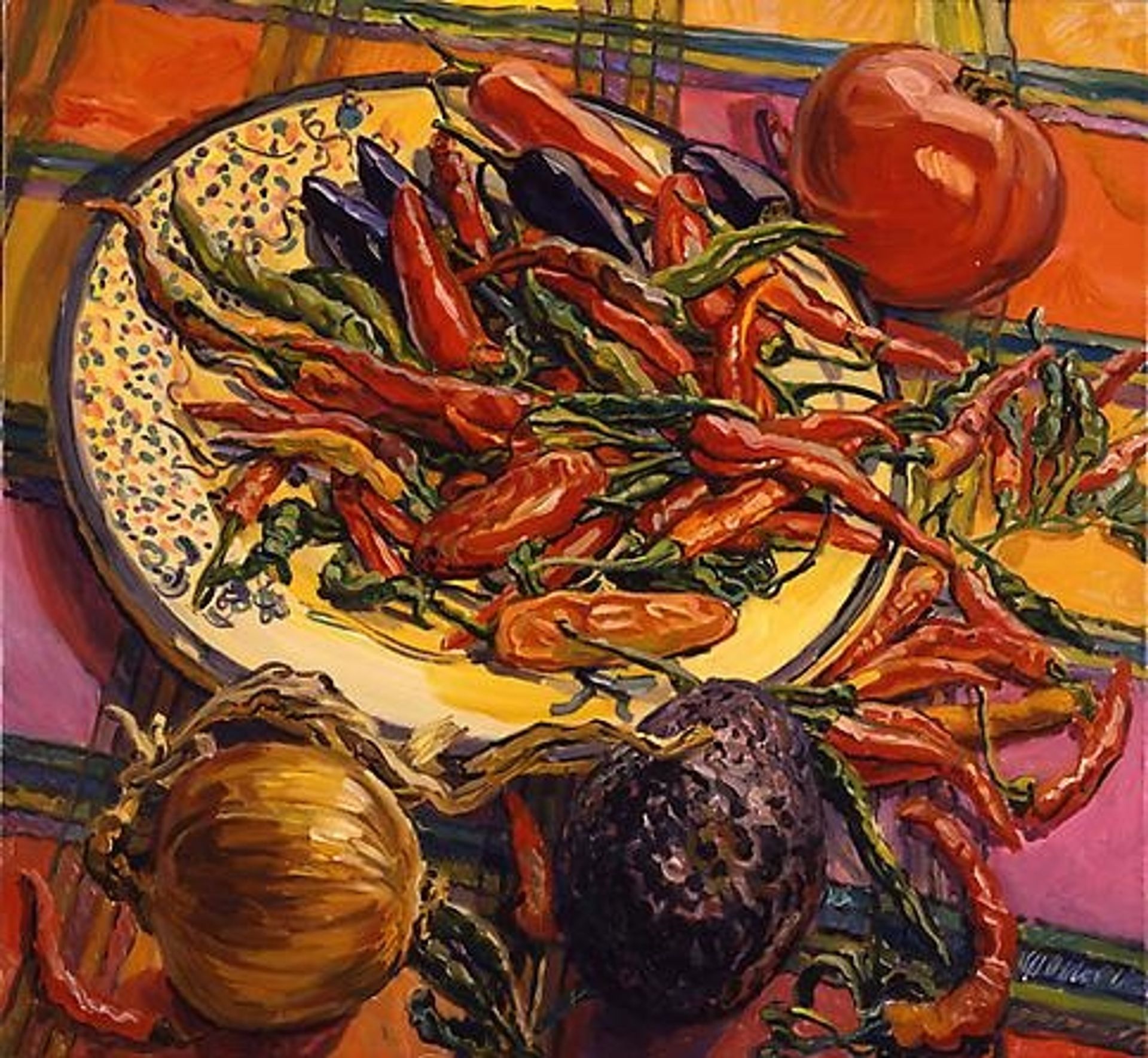 Chili Peppers by Janet Fish