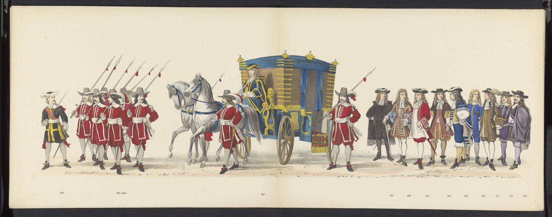 Maskerade van de Leidse studenten, 1875 (plaat 18) by Gerardus Johannes Bos