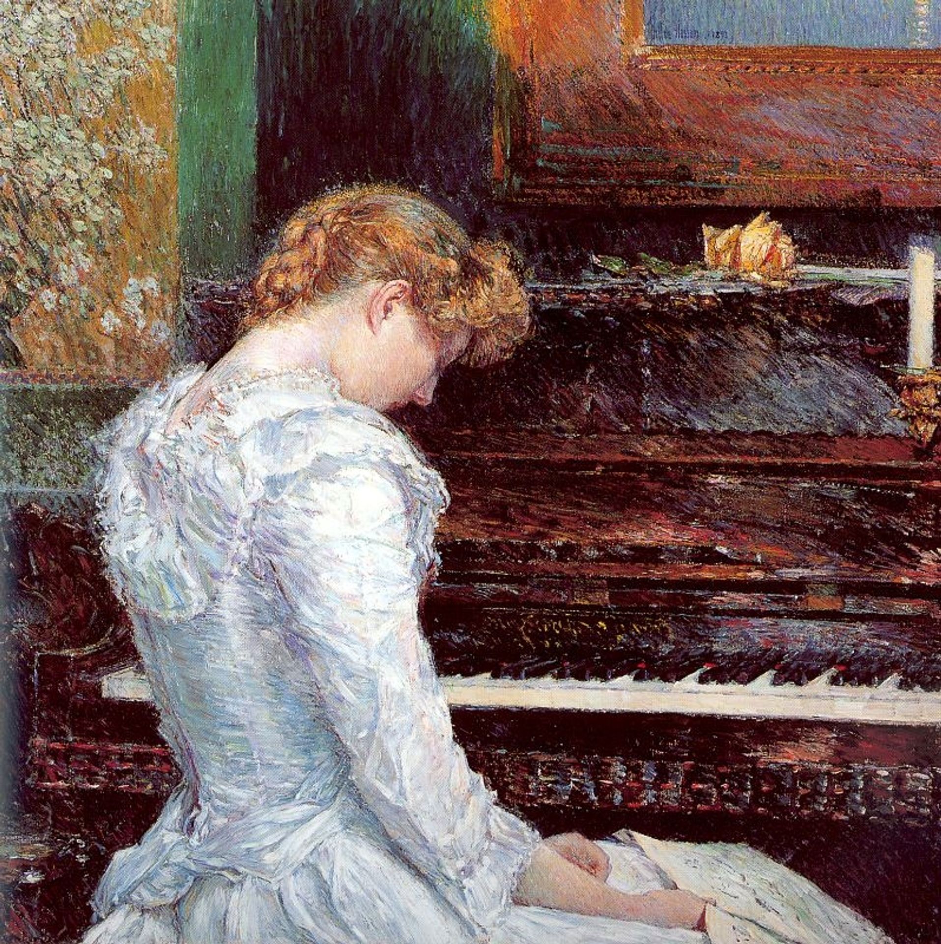 The Sonata by Childe Hassam