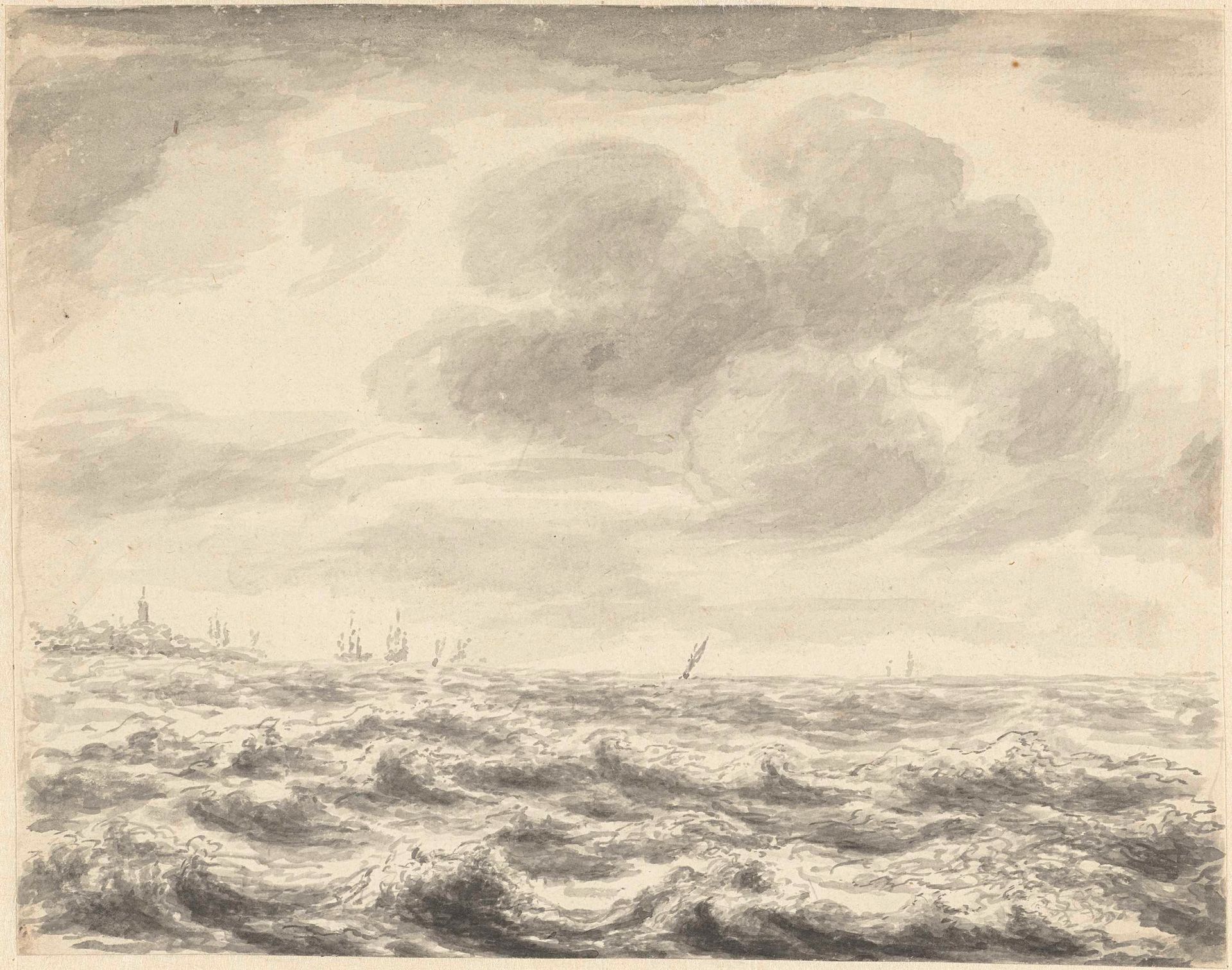 Zeegezicht by Pieter Idserts