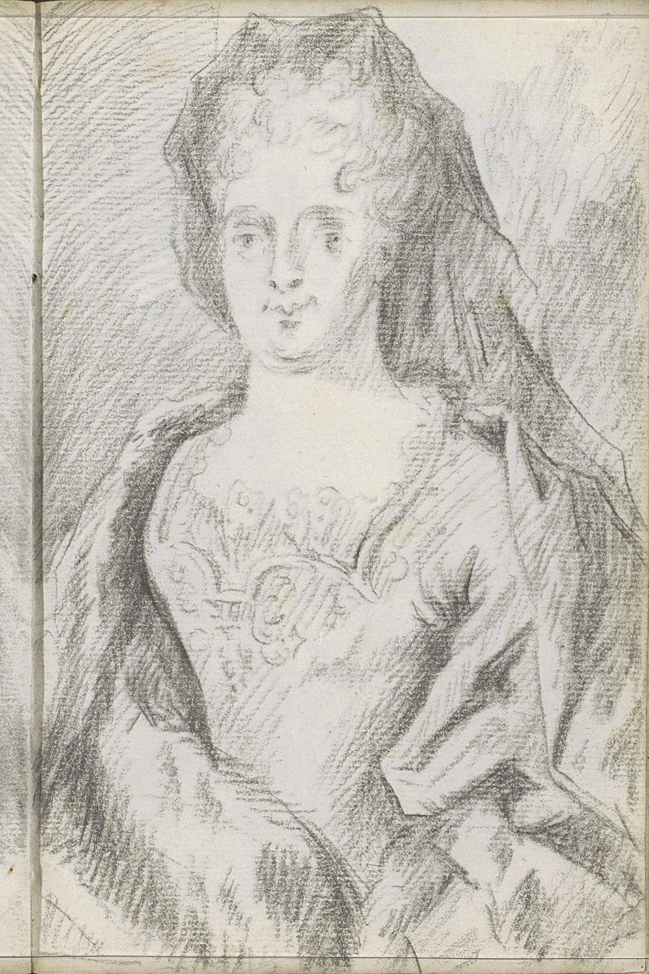Portret van een vrouw by Petrus Johannes van Reysschoot