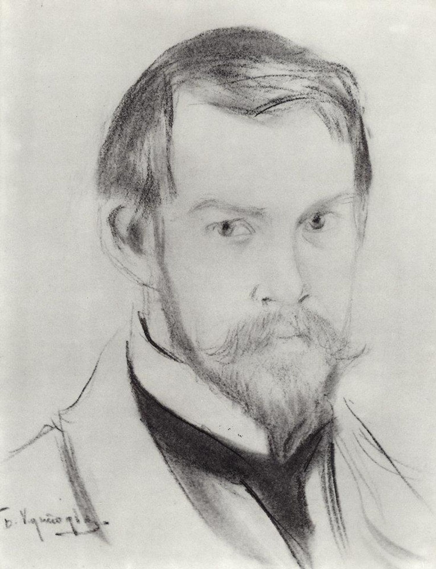Self Portrait by Boris Kustodiev