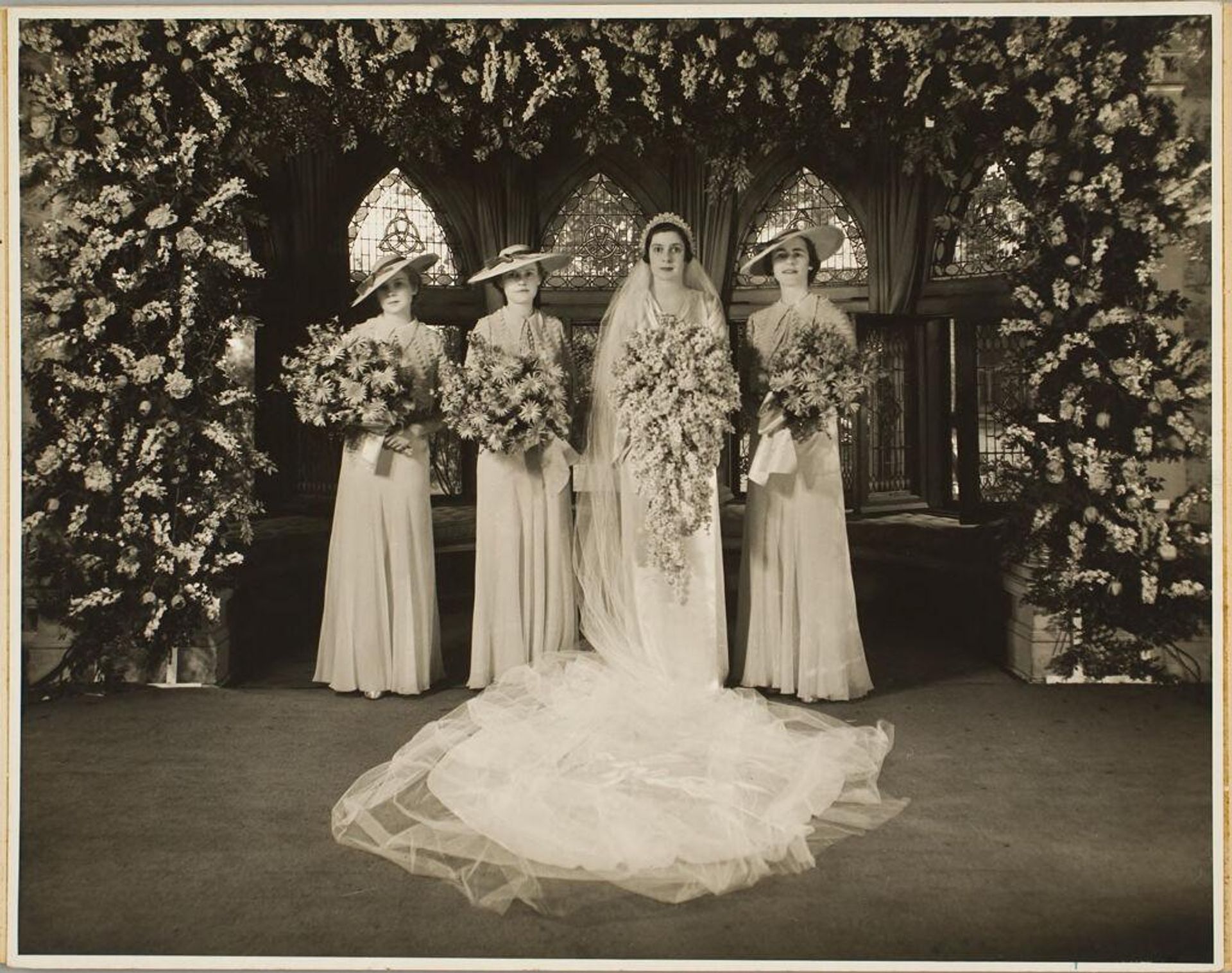 Untitled (bride and bridesmaids, St. Louis, Missouri) by Martin Schweig