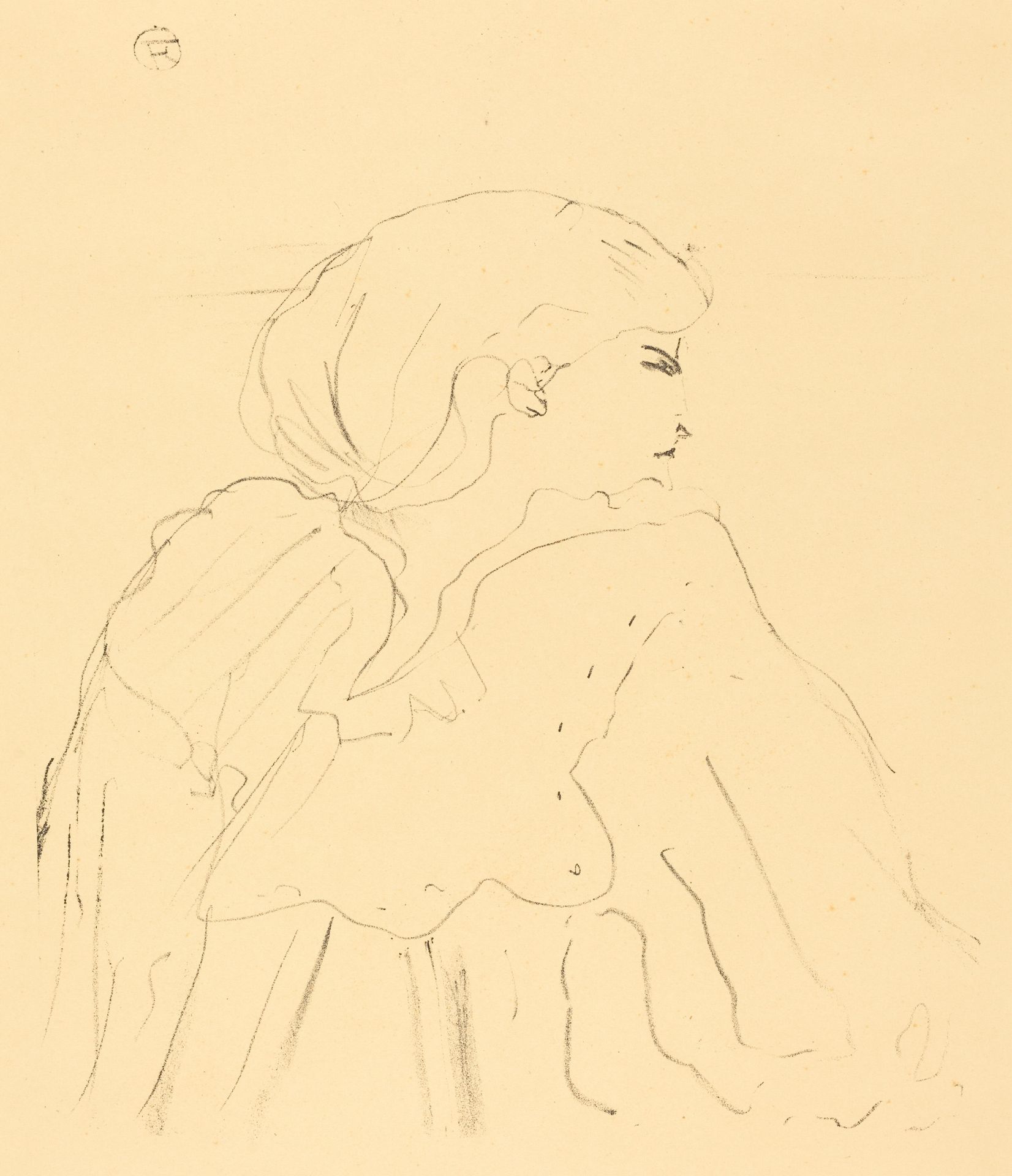 Cassive by Henri de Toulouse-Lautrec