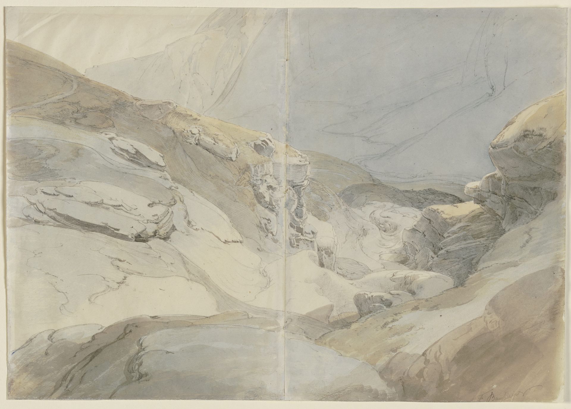 Glacier by Fritz Bamberger